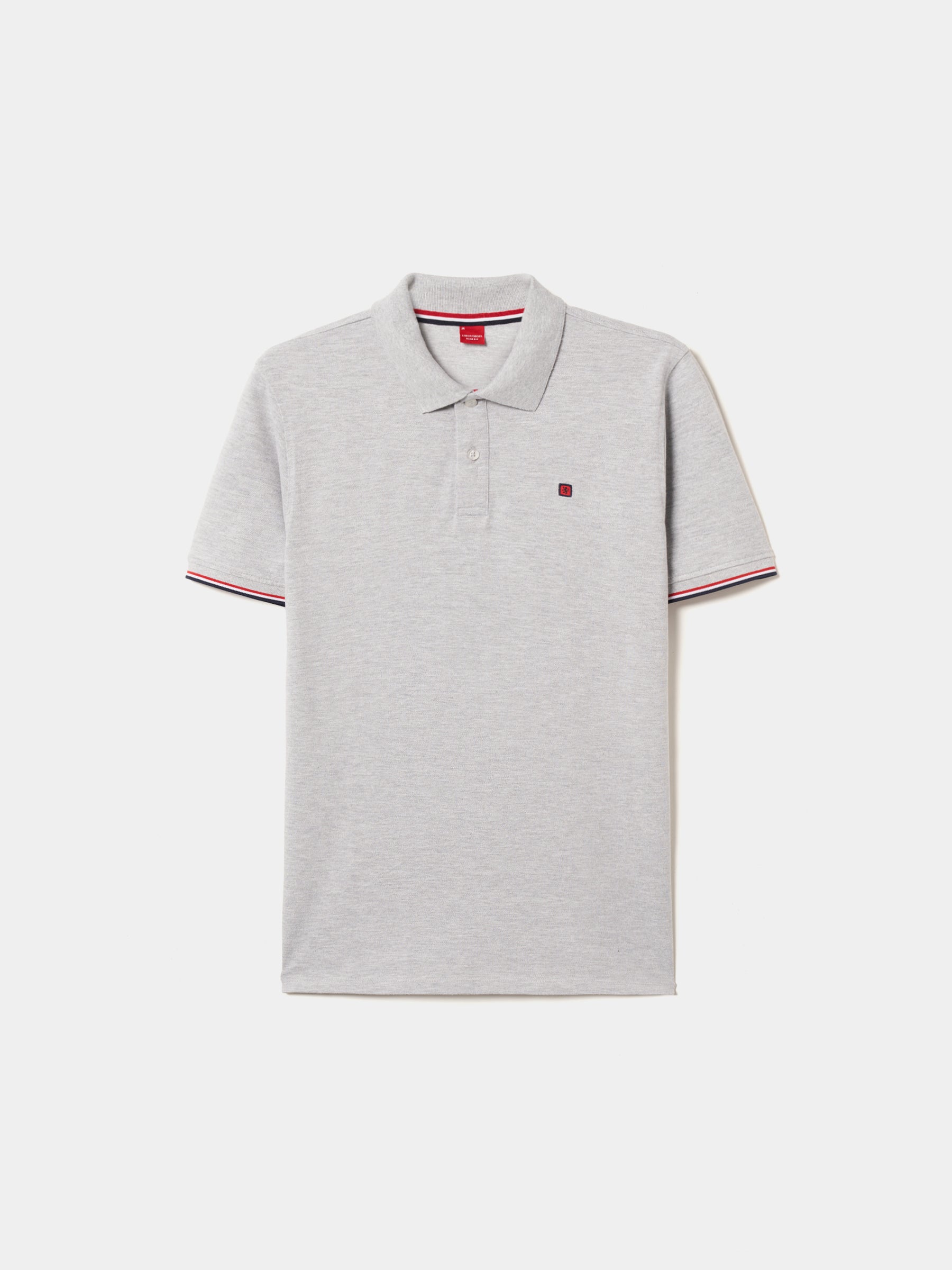 Polo piqué slim fit em algodão