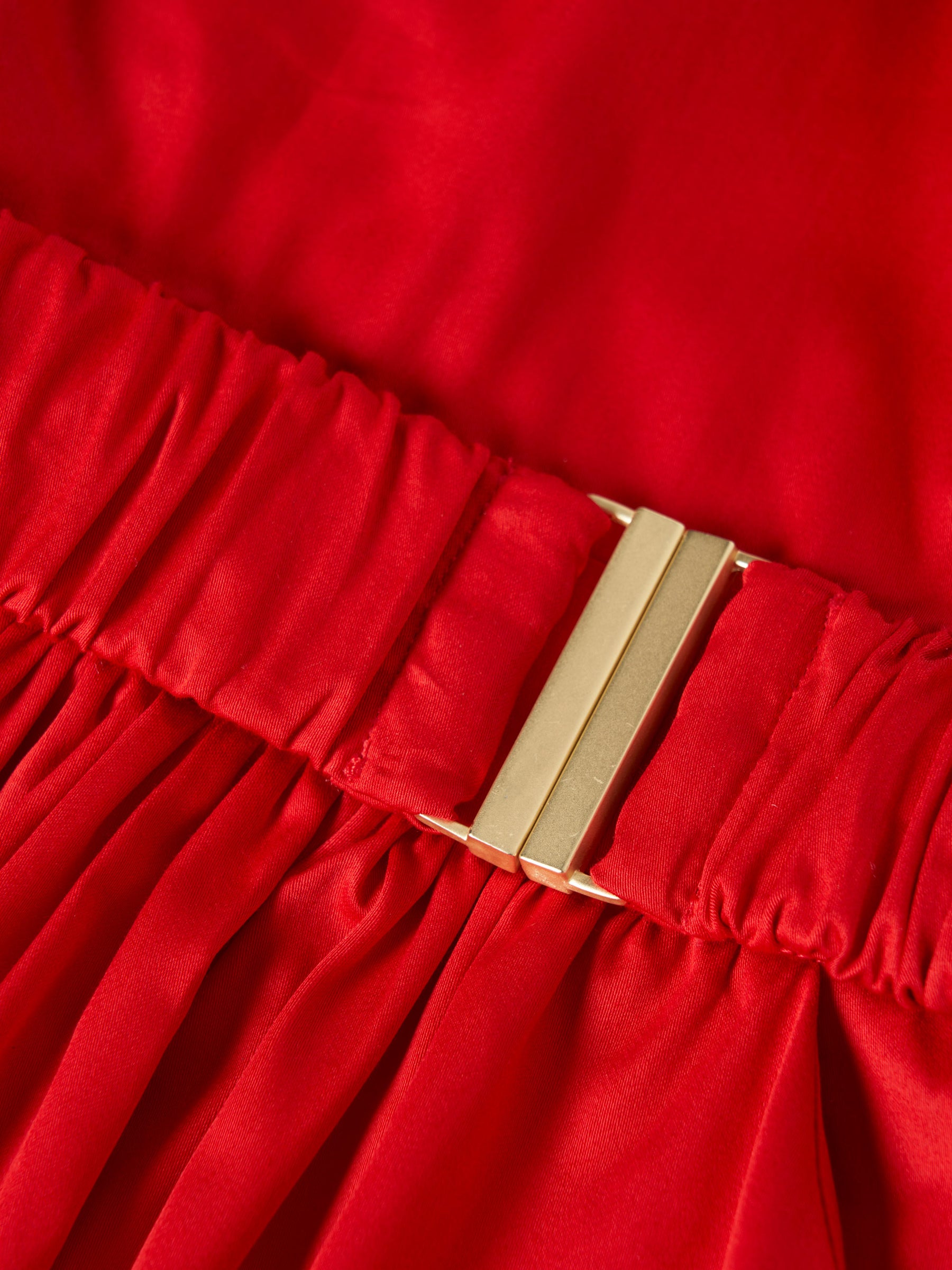 Vestido comprido de trespasse
