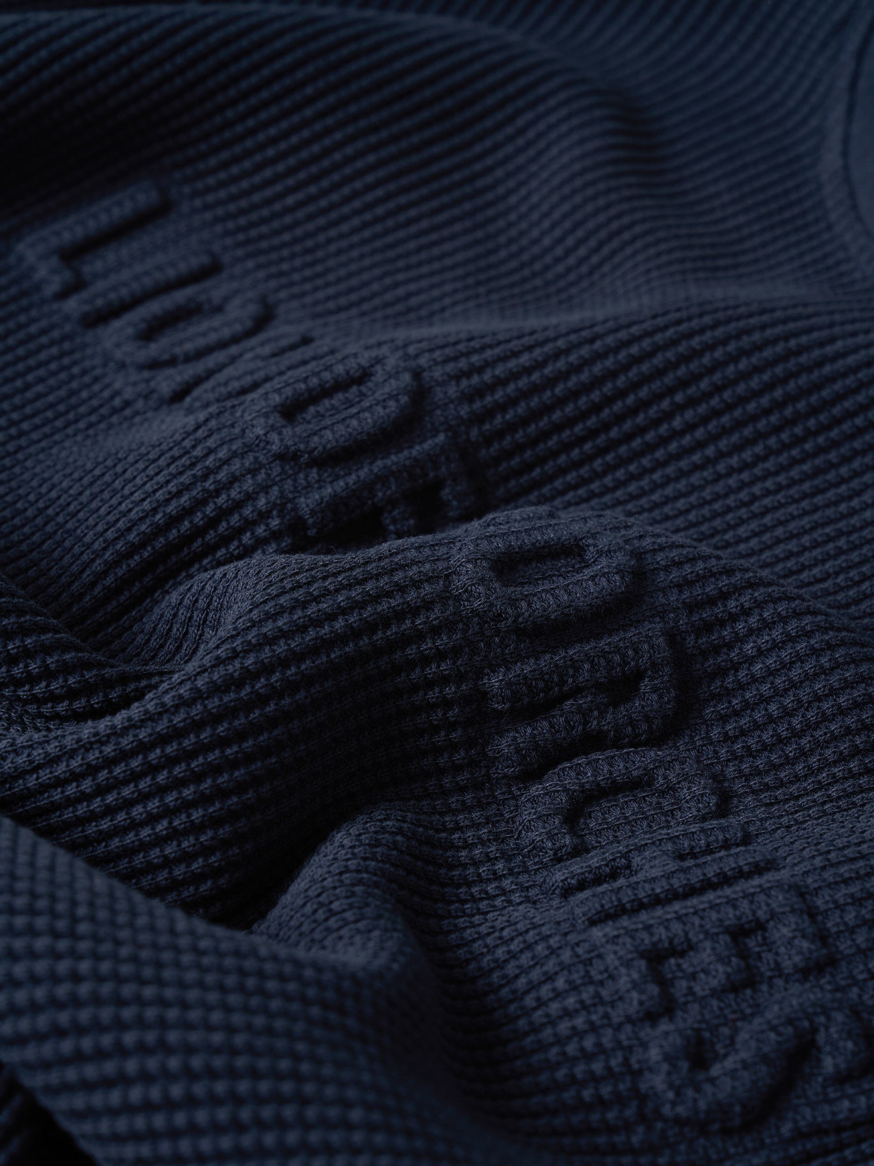 Sweater malha estruturada com logotipo