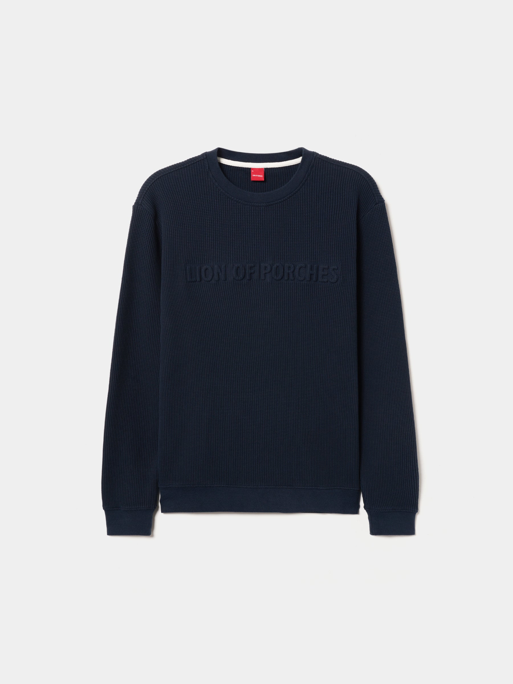 Sweater malha estruturada com logotipo