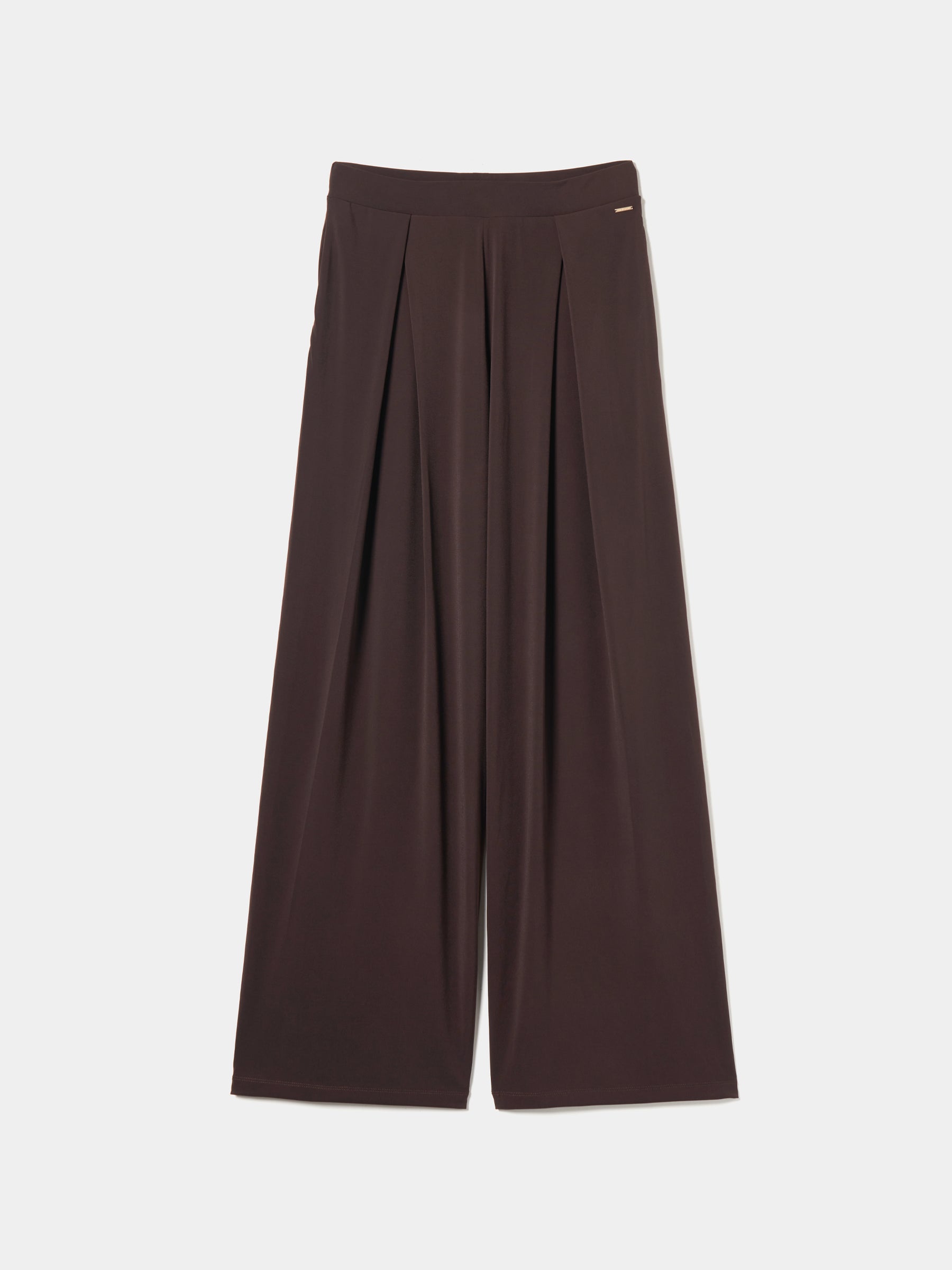Calças fluidas wide leg
