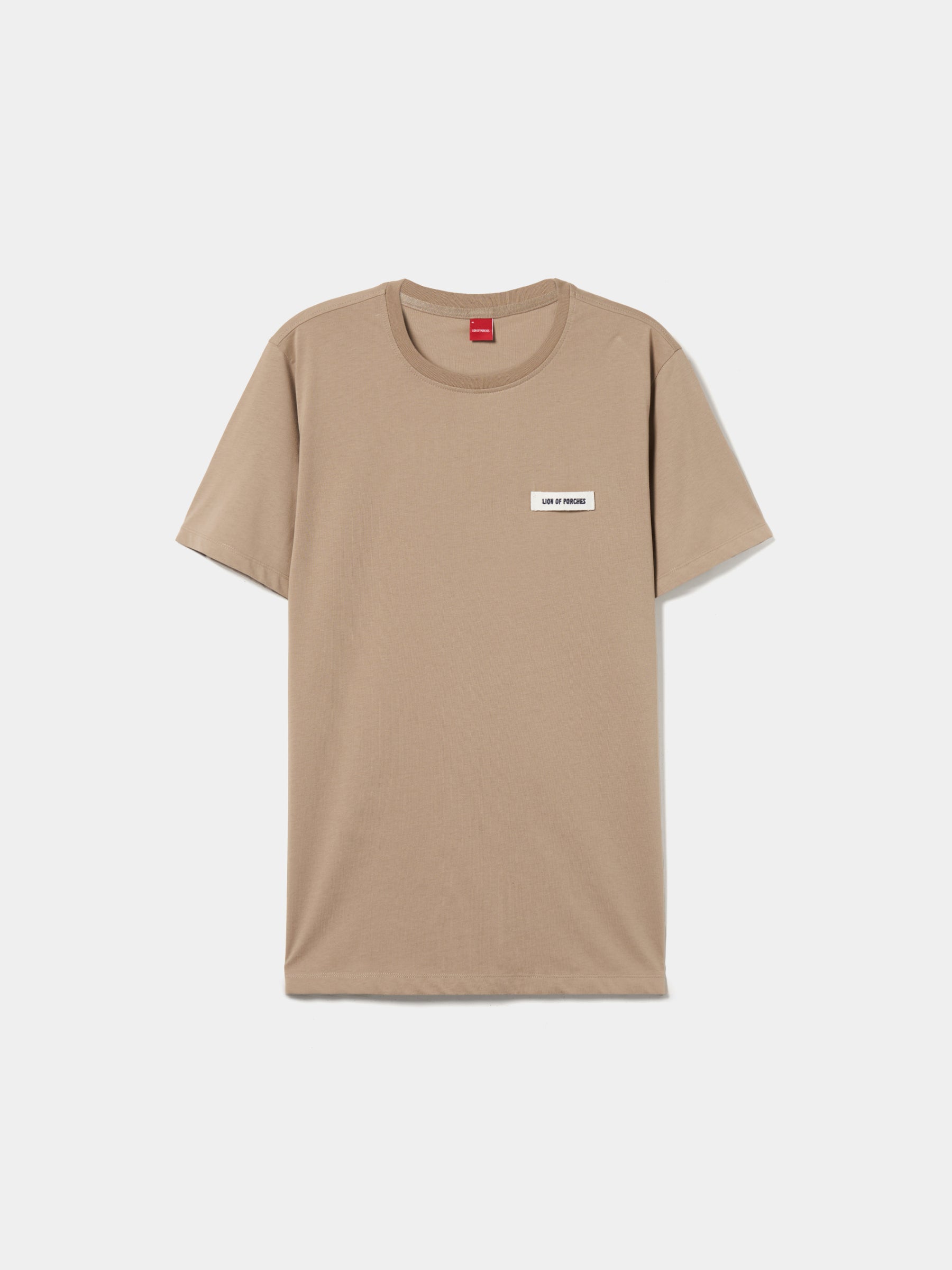 T-shirt básica de algodão