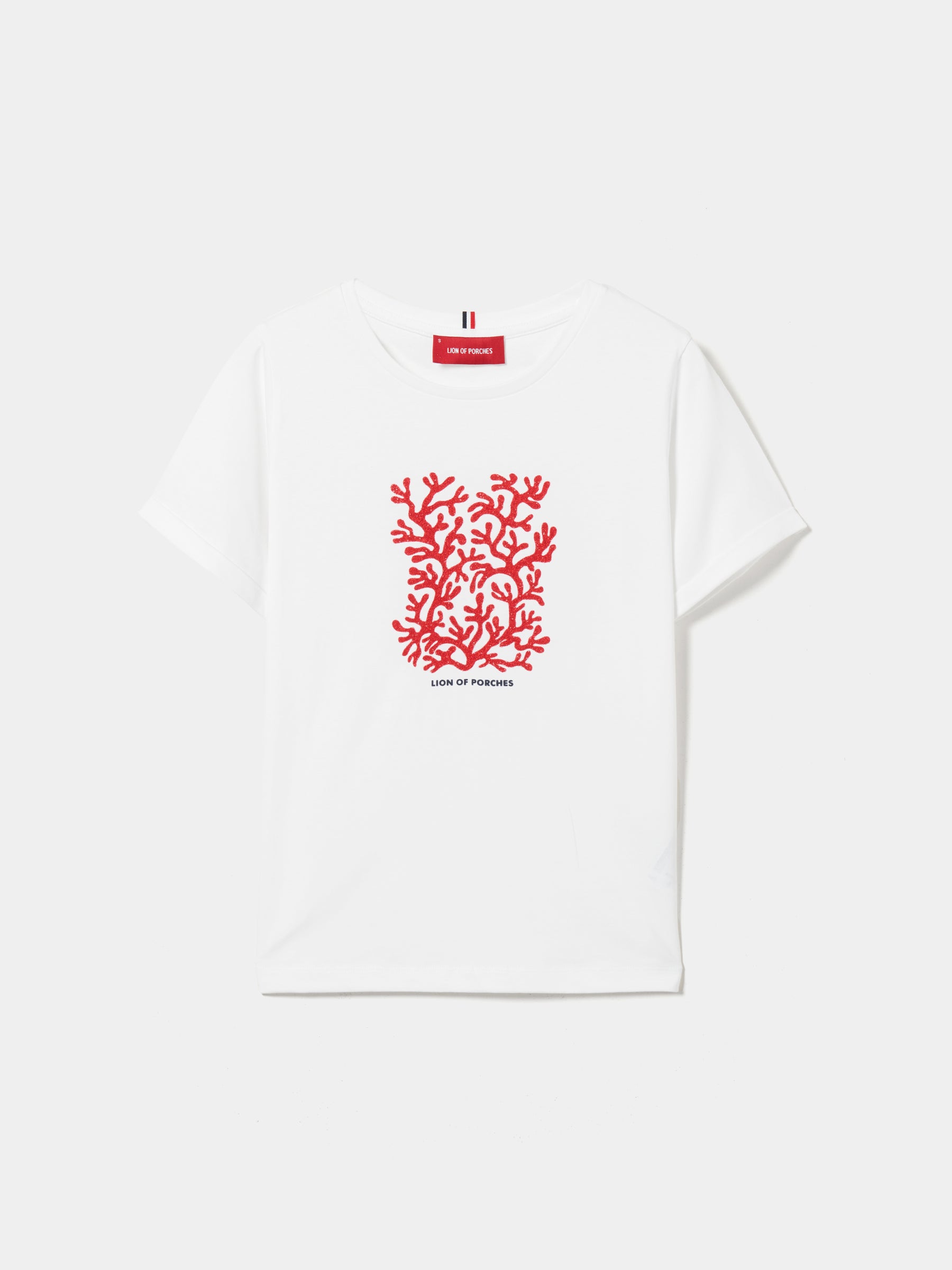 T-shirt estampada de algodão