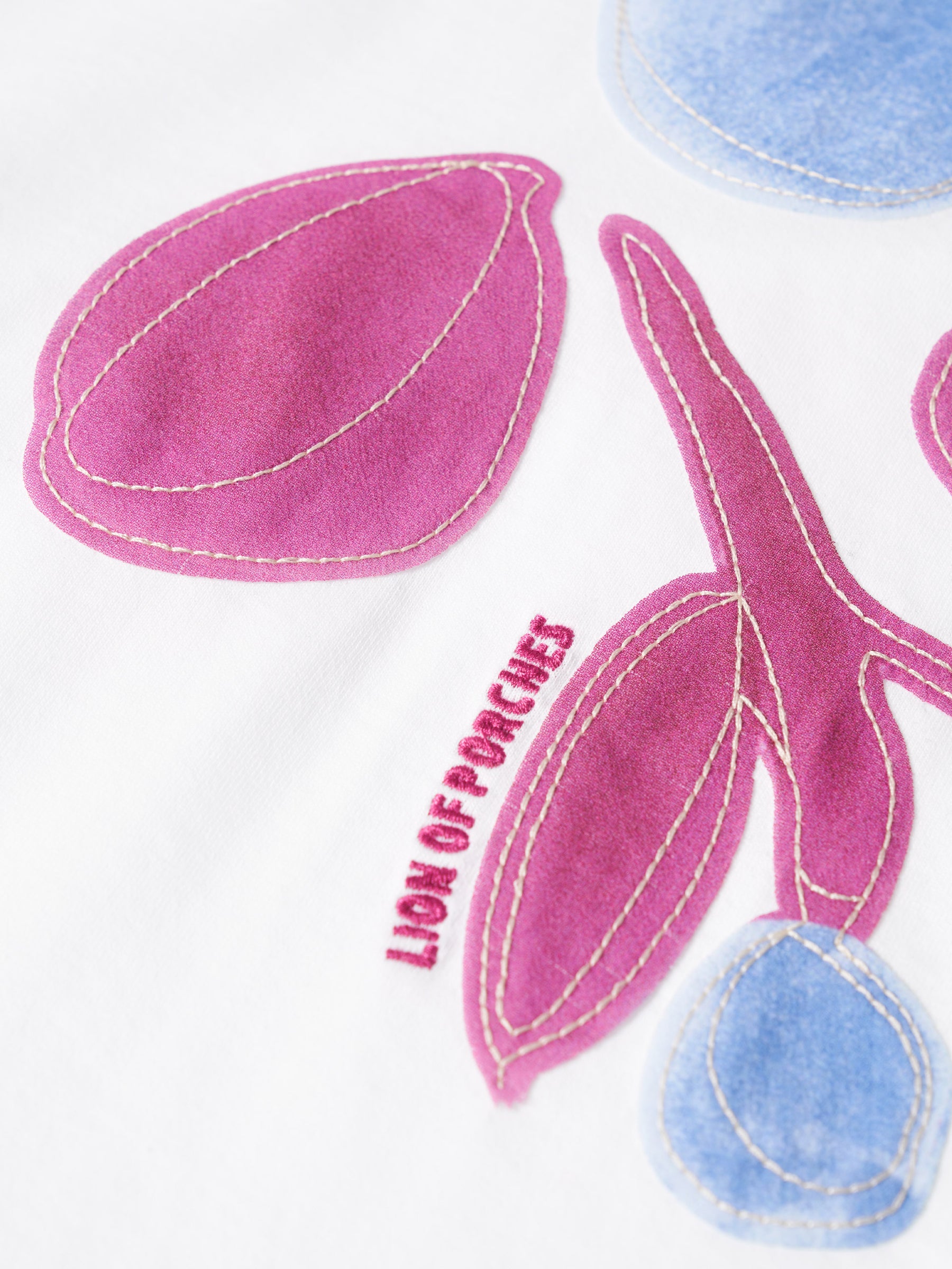 T-shirt de algodão estampada