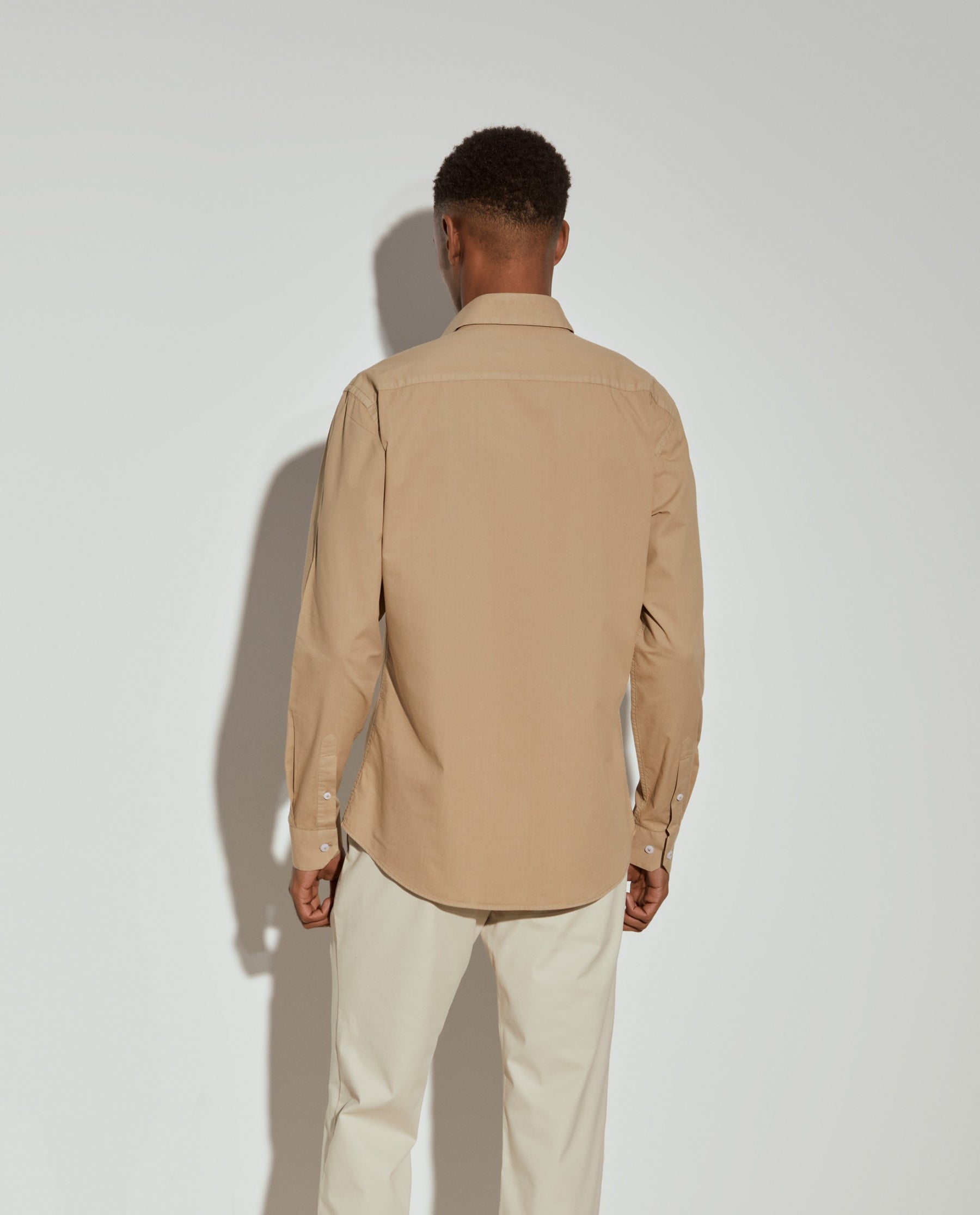 Camisa slim fit seersucker