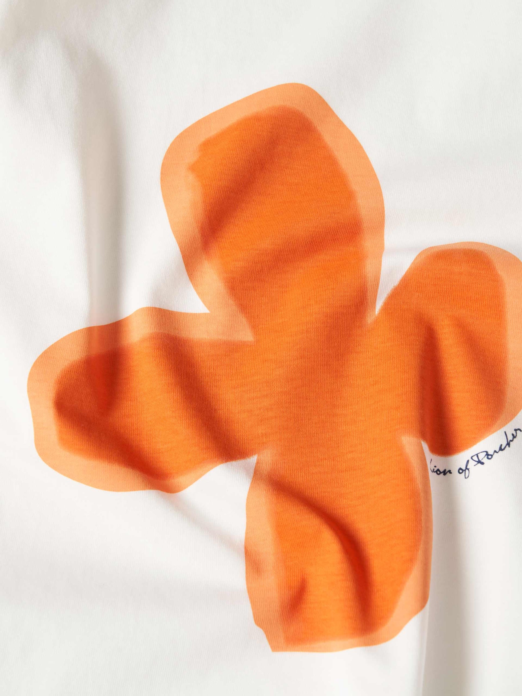 T-shirt de algodão com estampado