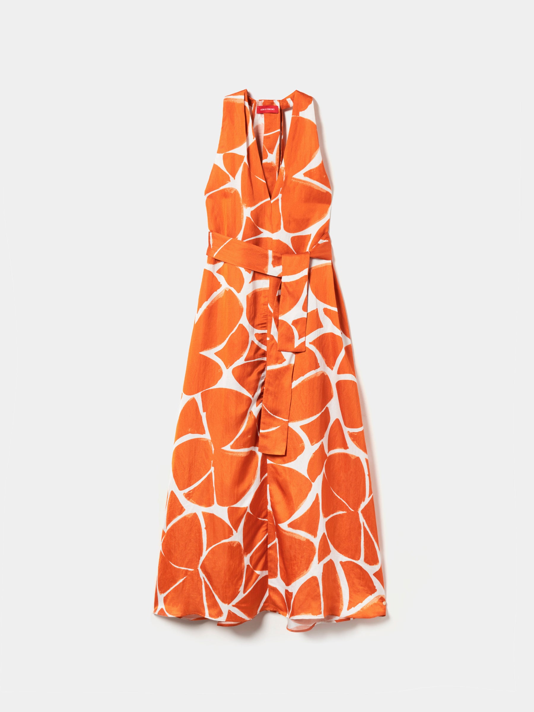 Vestido comprido estampado