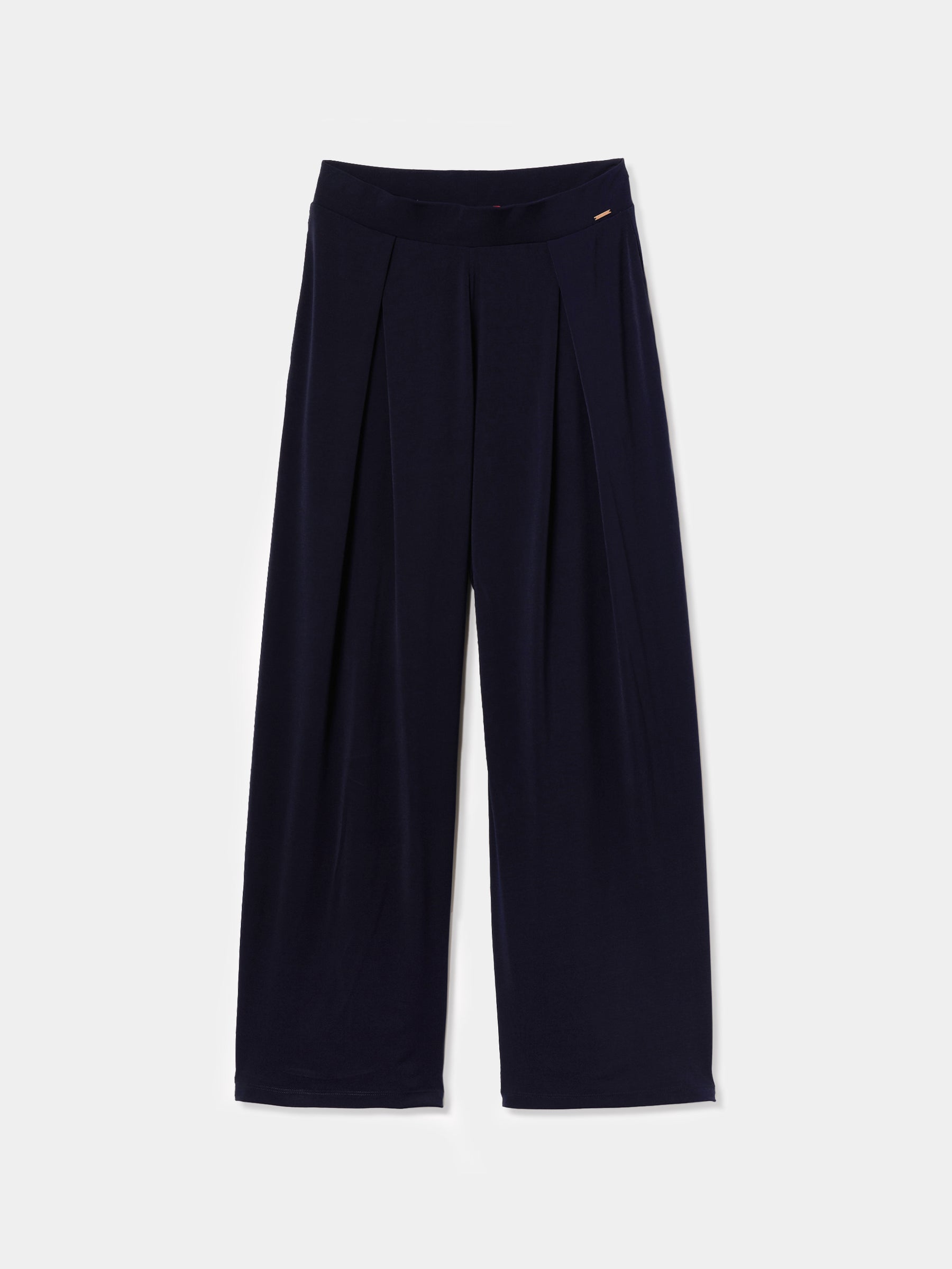 Calças fluidas wide leg