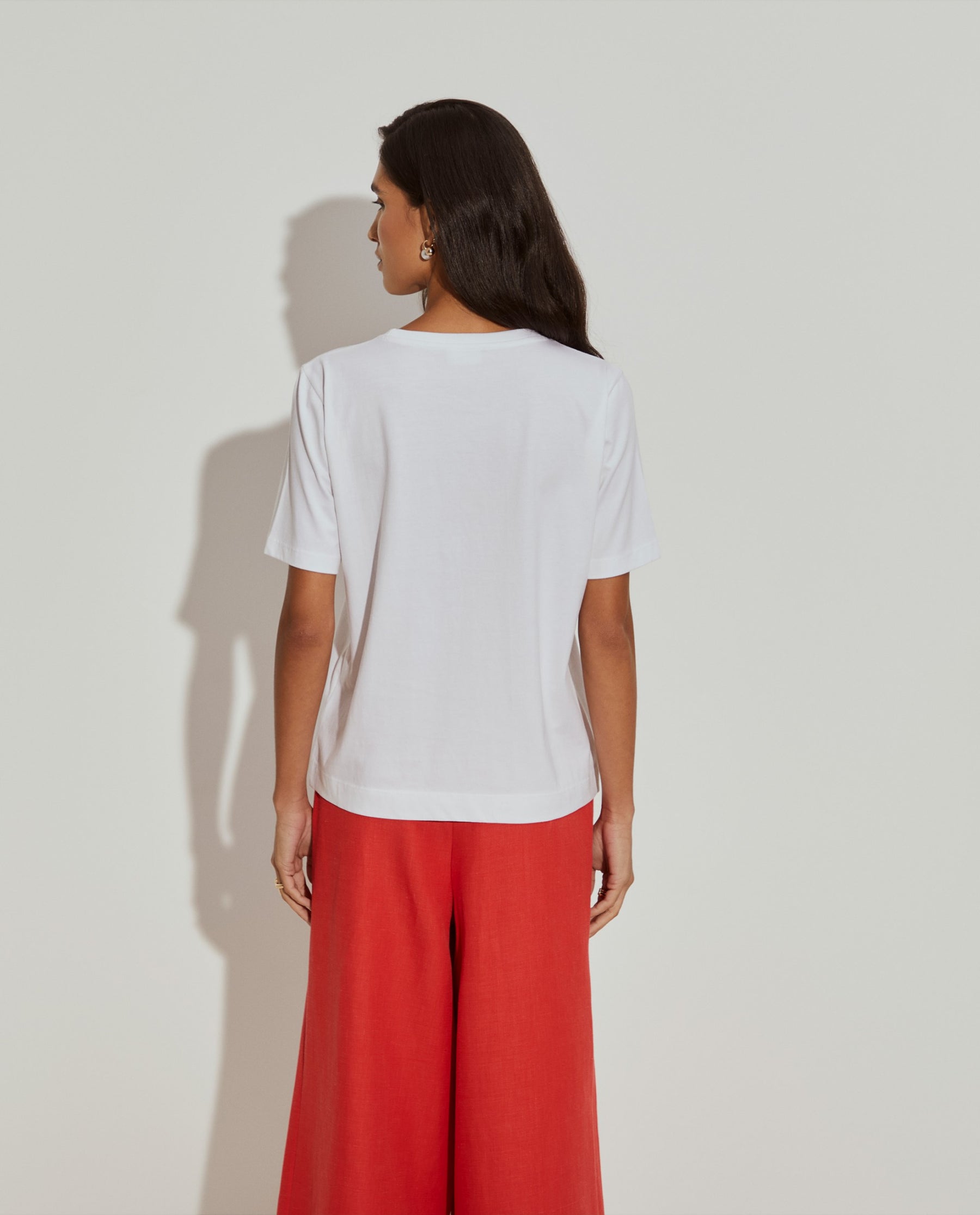 T-shirt de algodão com lagosta