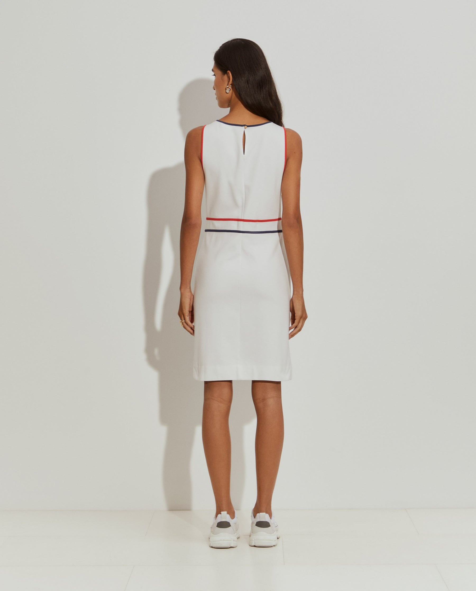 Vestido curto de malha