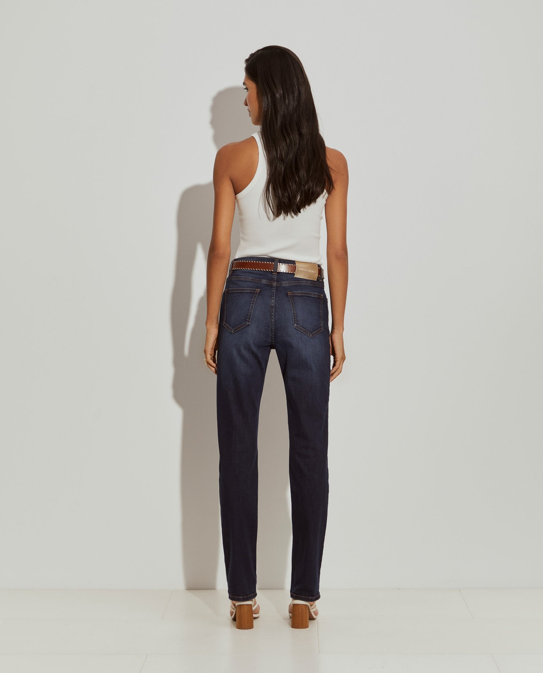 Calças denim regular fit