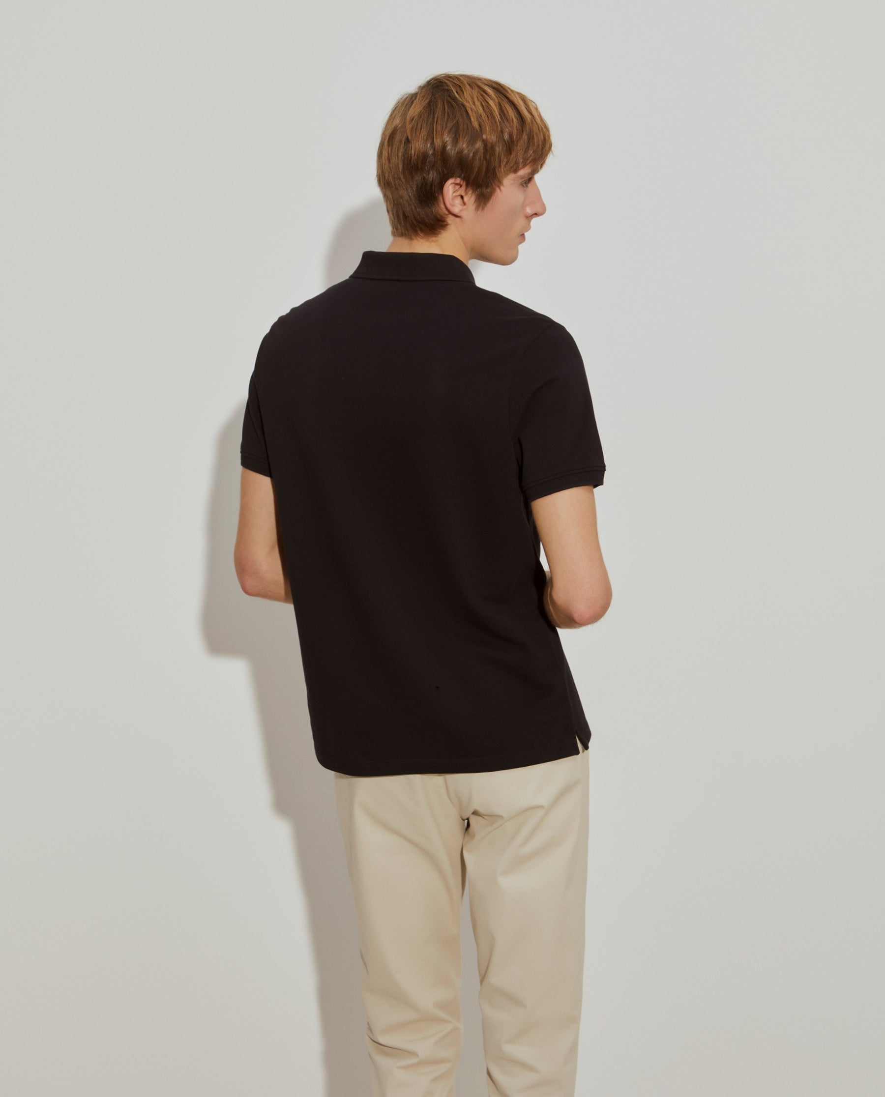 Polo piqué regular fit de algodão