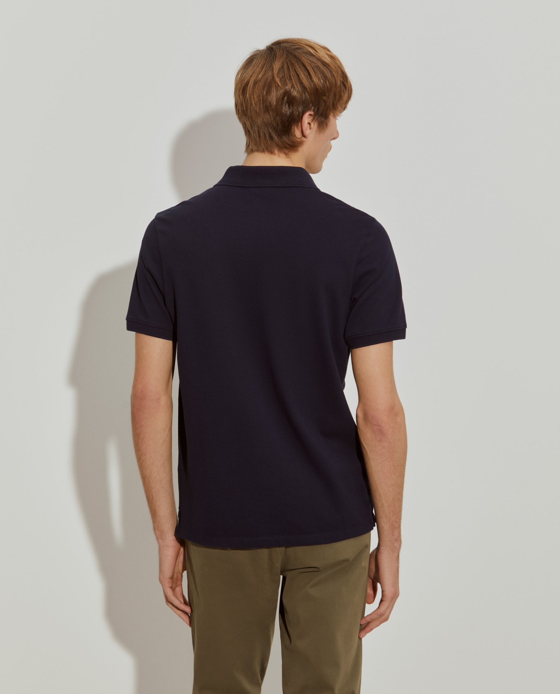 Polo piqué regular fit de algodão