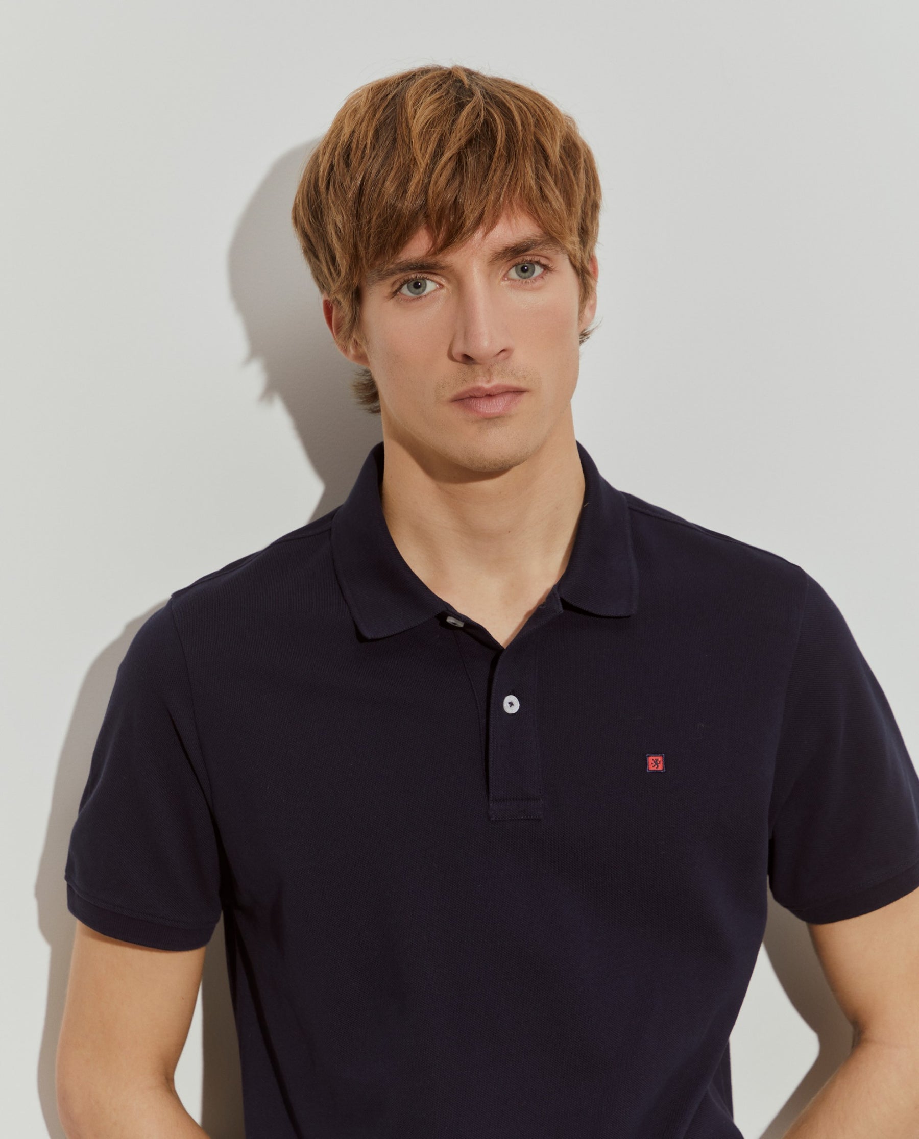 Polo piqué regular fit de algodão