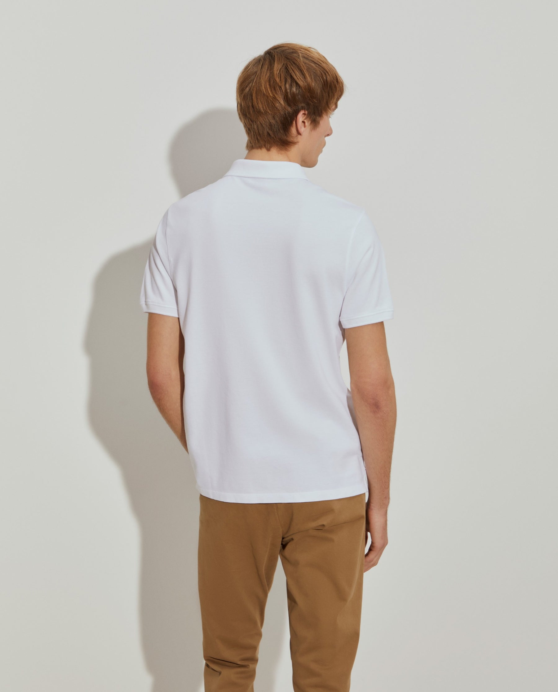 Polo piqué regular fit de algodão