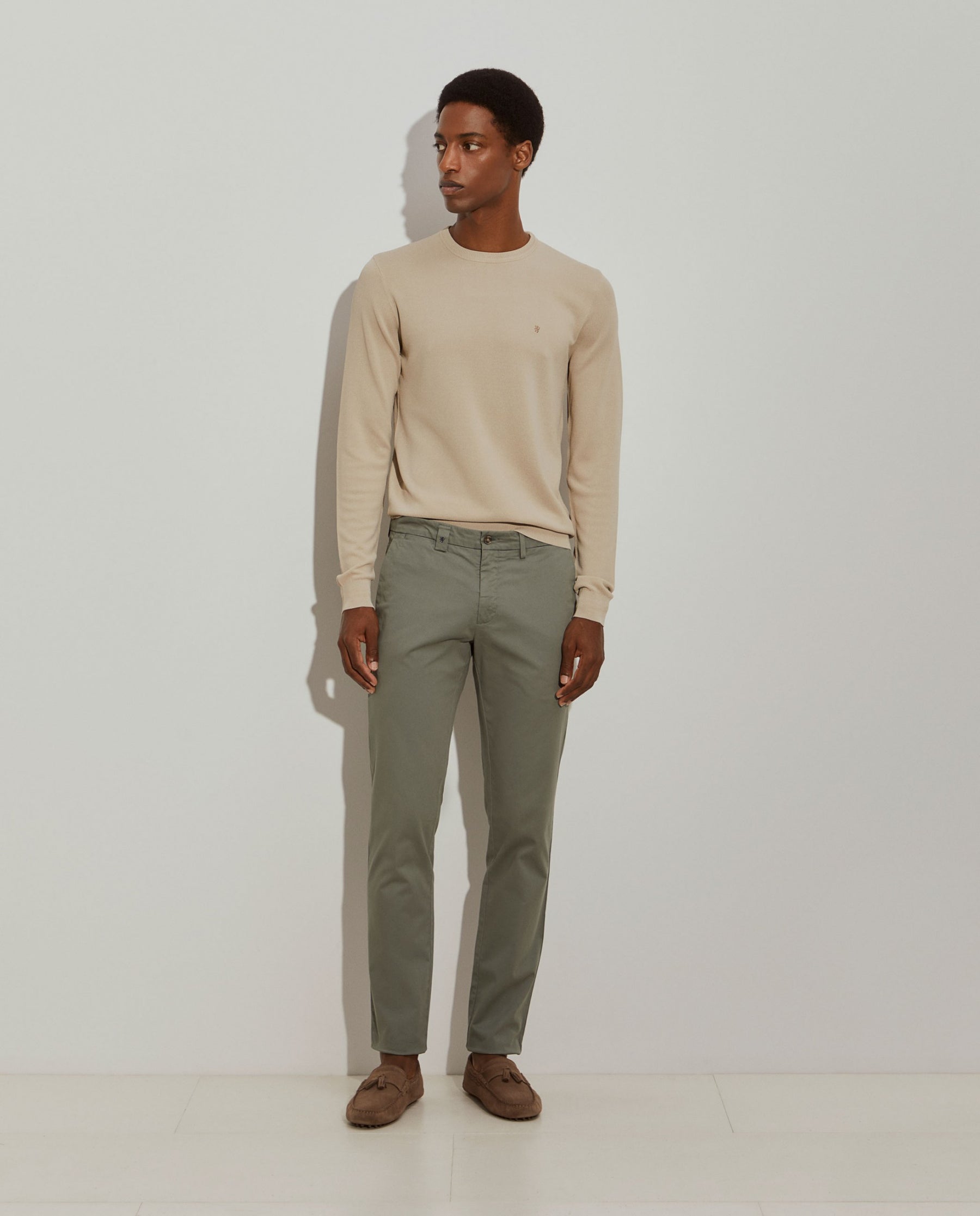 Calças chino slim fit