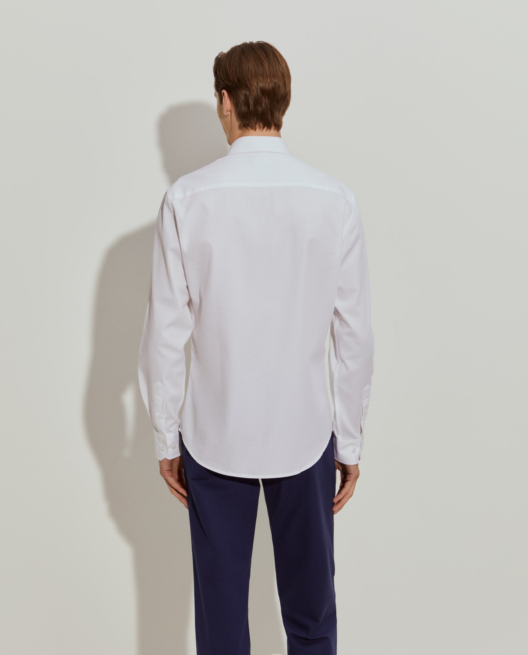 Camisa slim fit de algodão