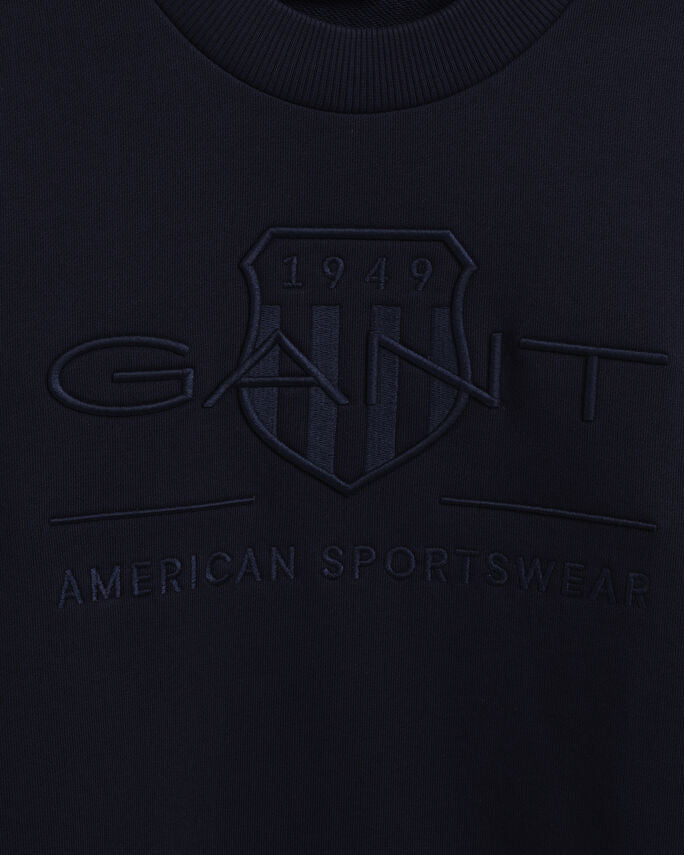 Sweatshirt com decote redondo Tonal Archive Shield