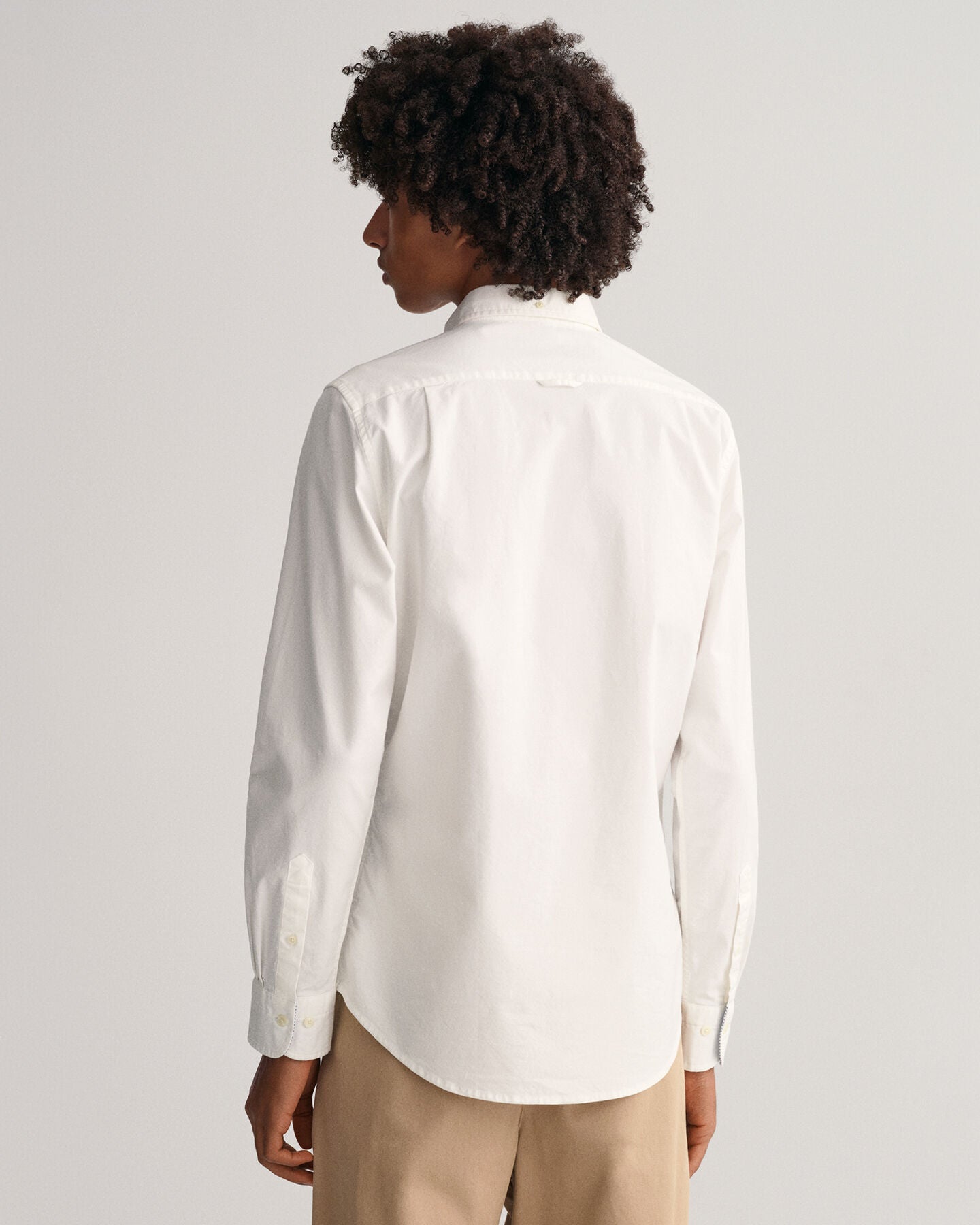 Camisa Oxford com elastano corte slim