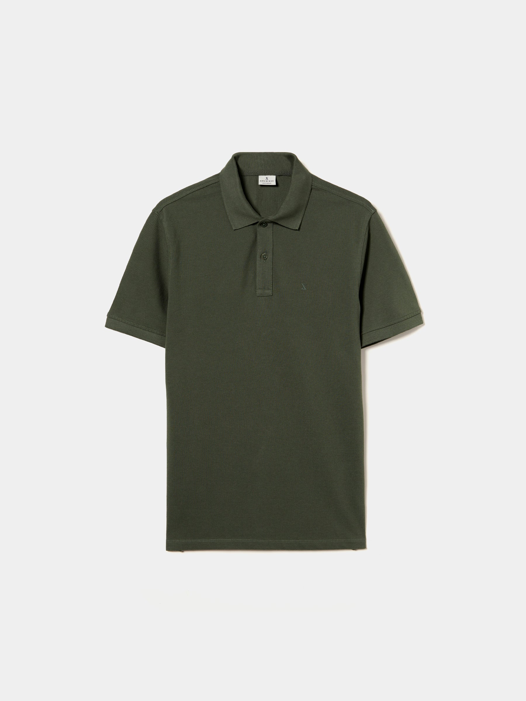 Polo piqué regular fit de algodão