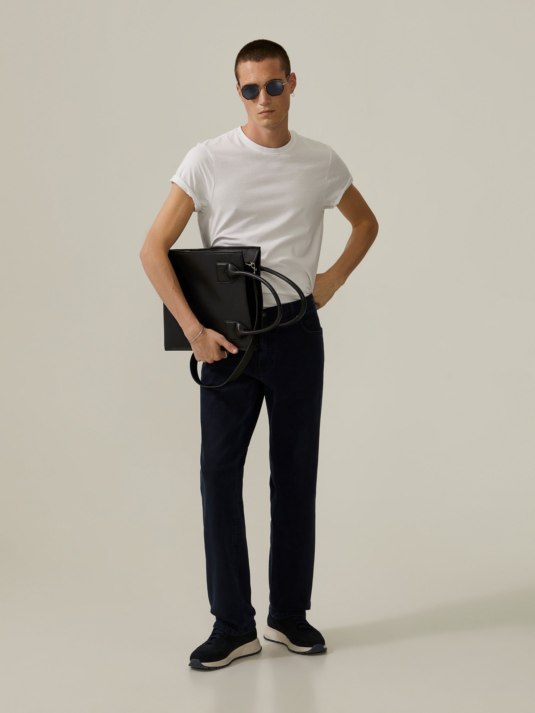 Calças denim
