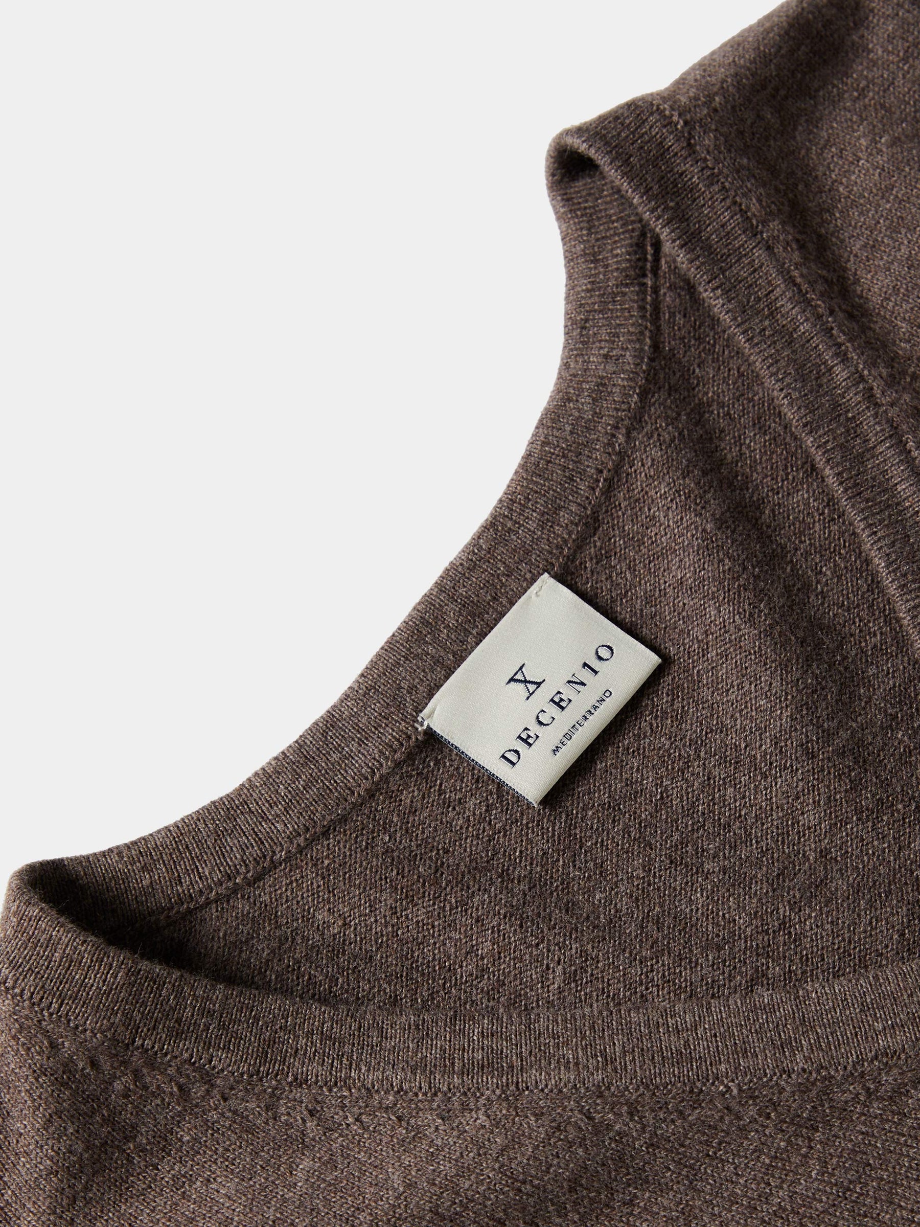 Pullover de algodão e caxemira
