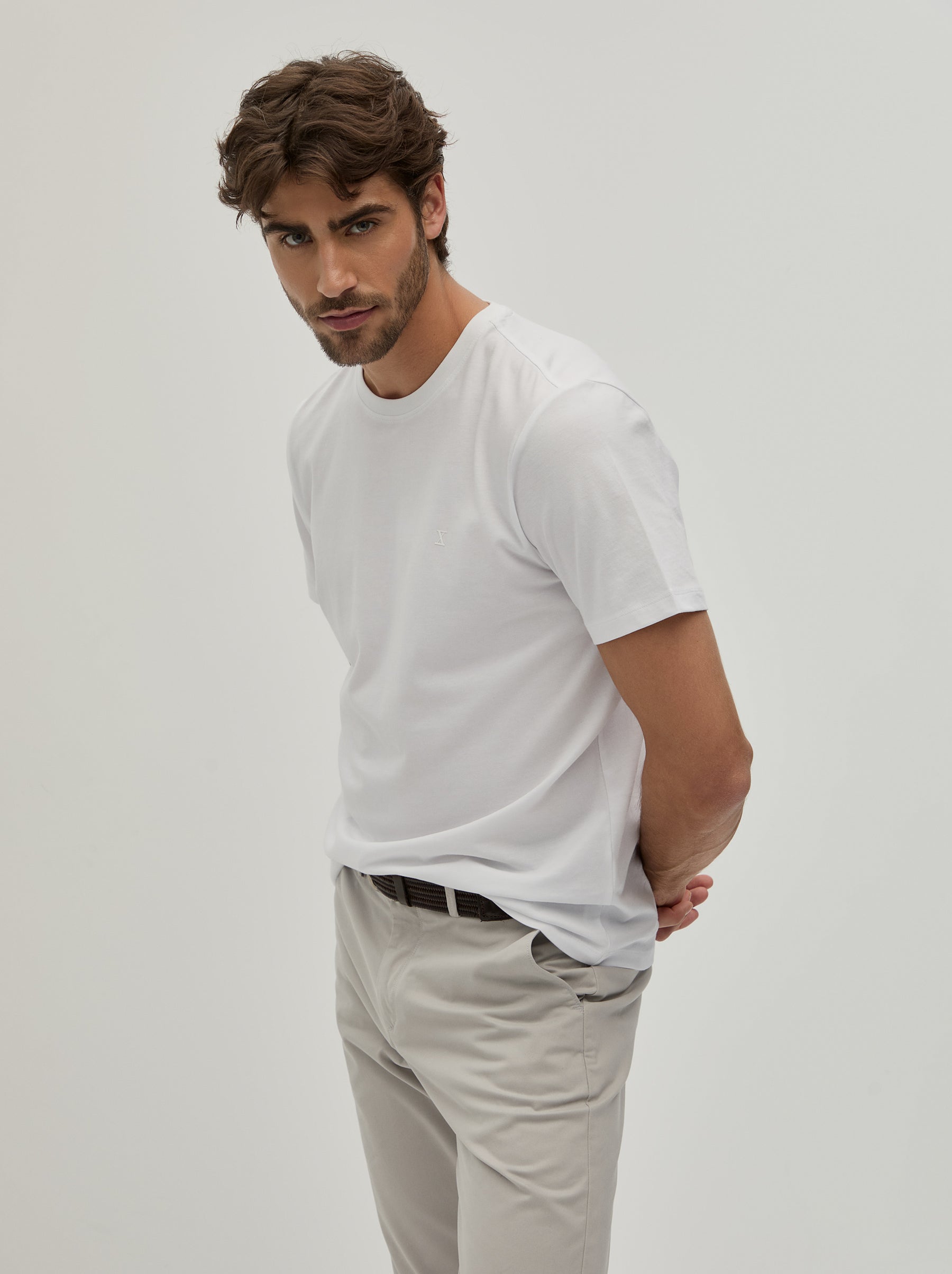 T-shirt jersey de algodão