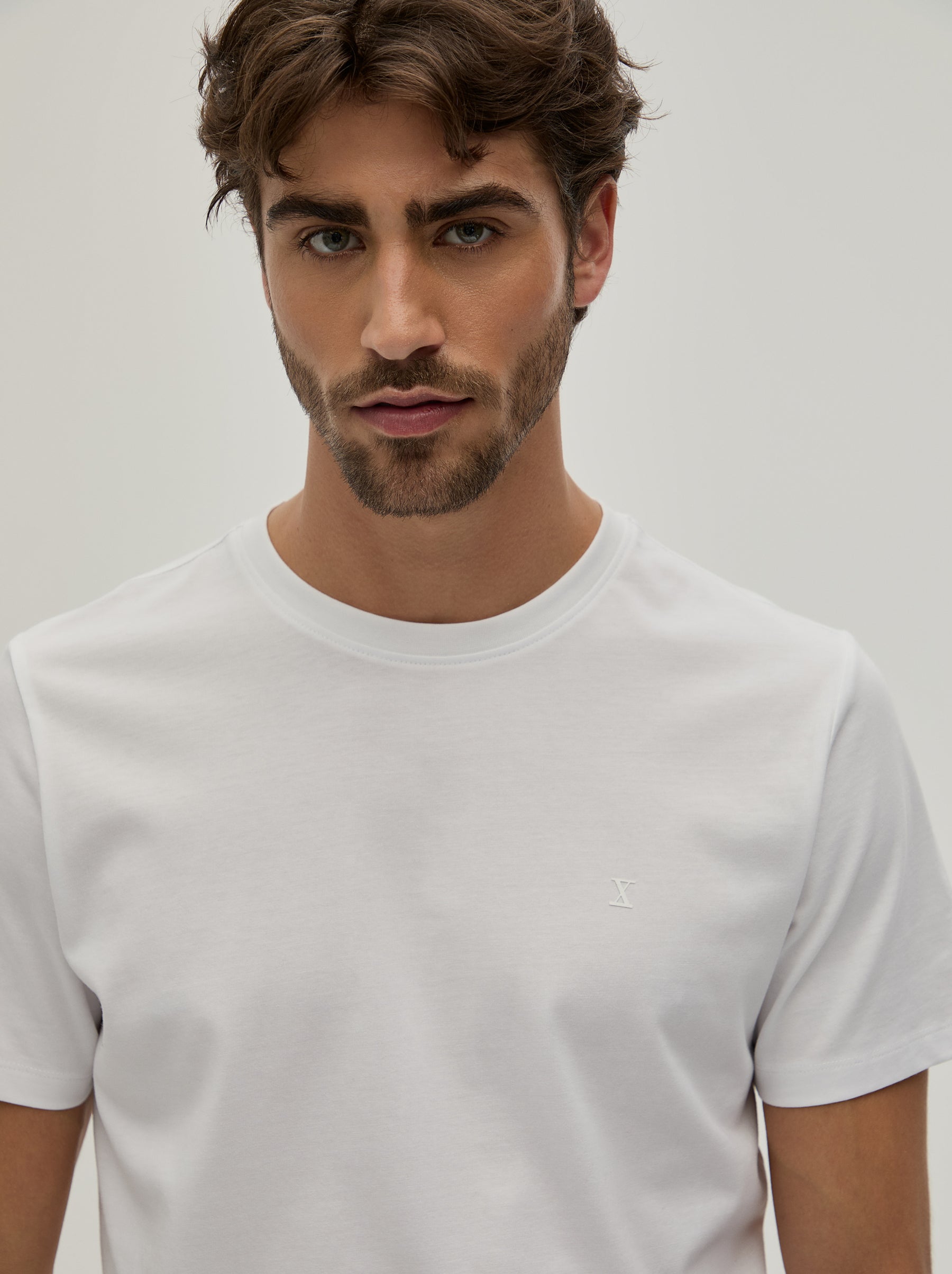T-shirt jersey de algodão