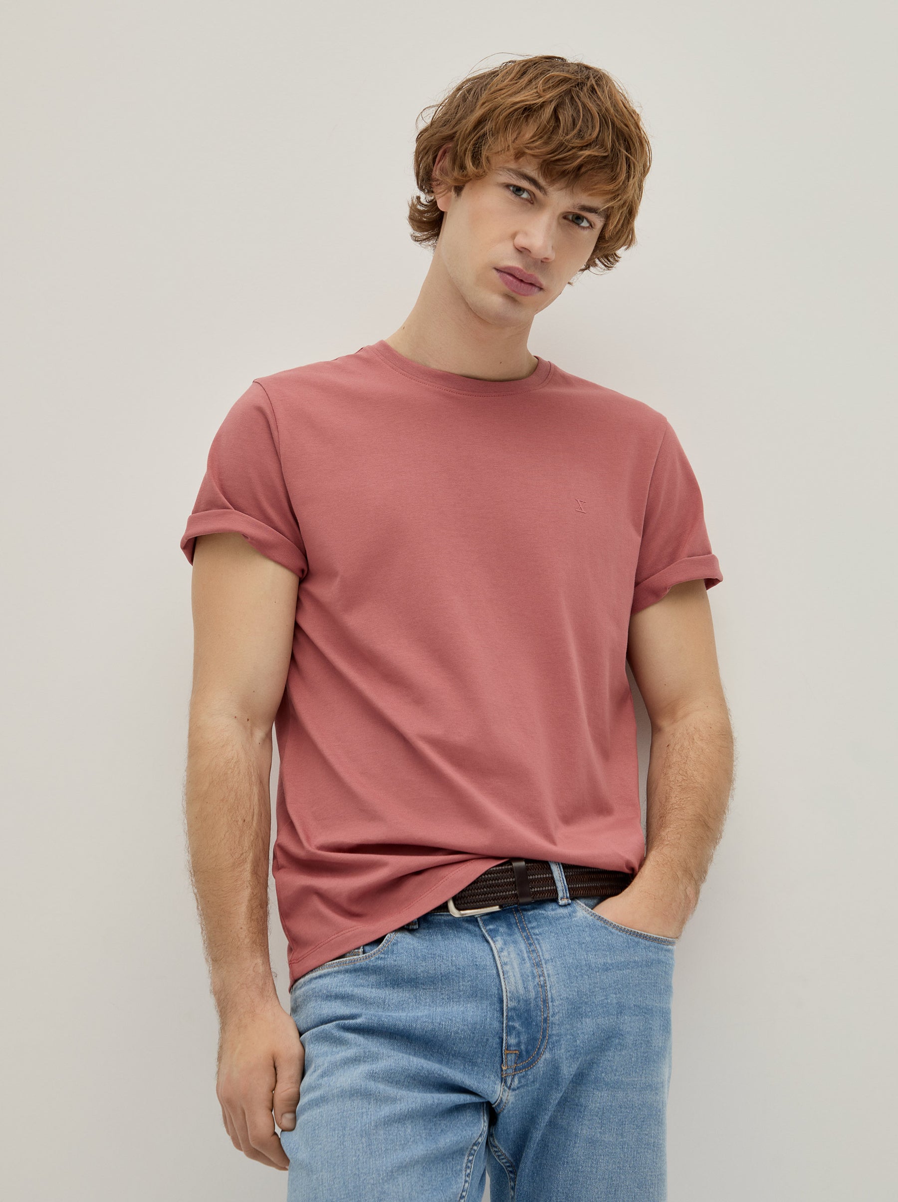 T-shirt jersey de algodão
