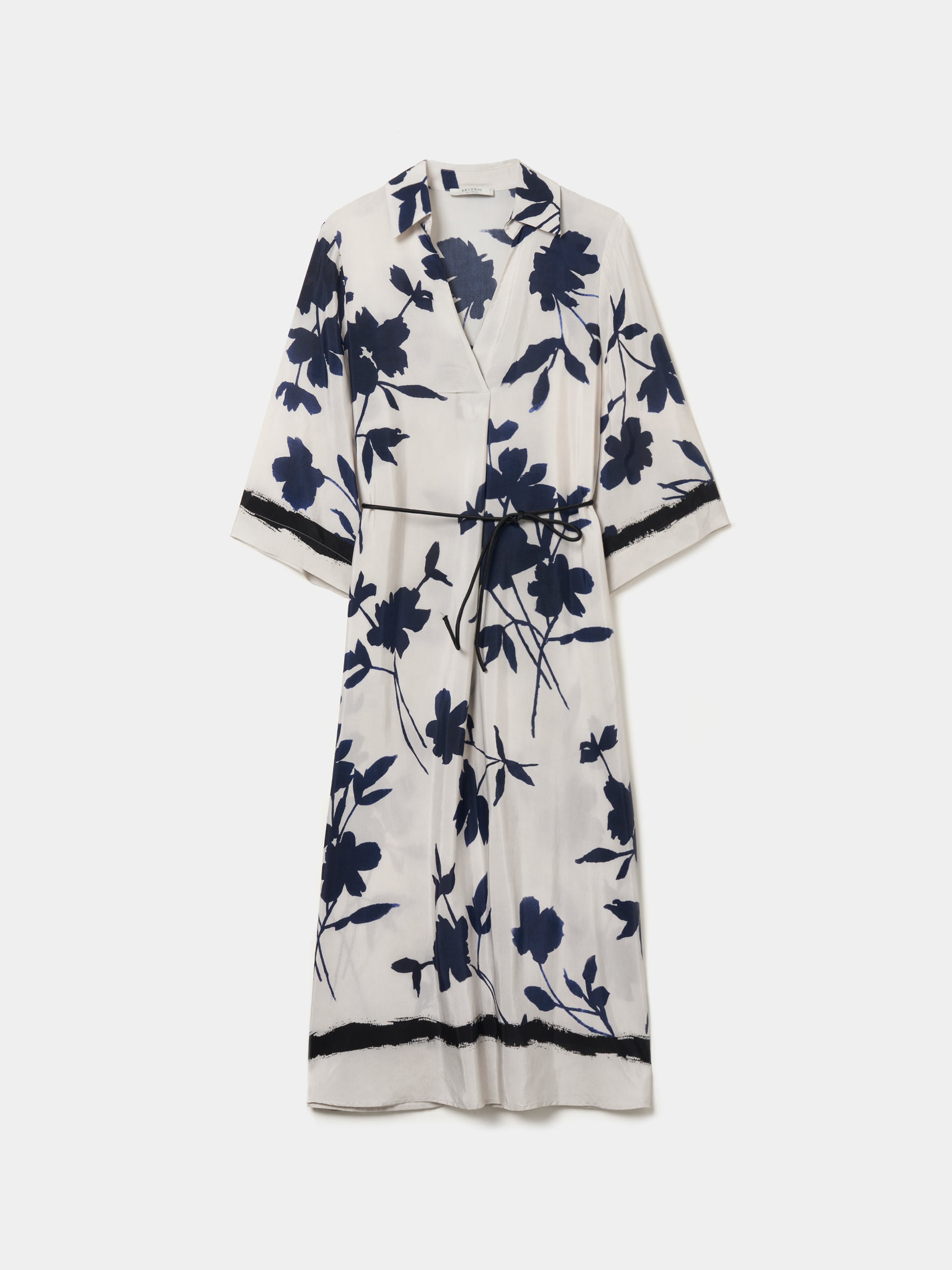 Vestido midi estampado floral
