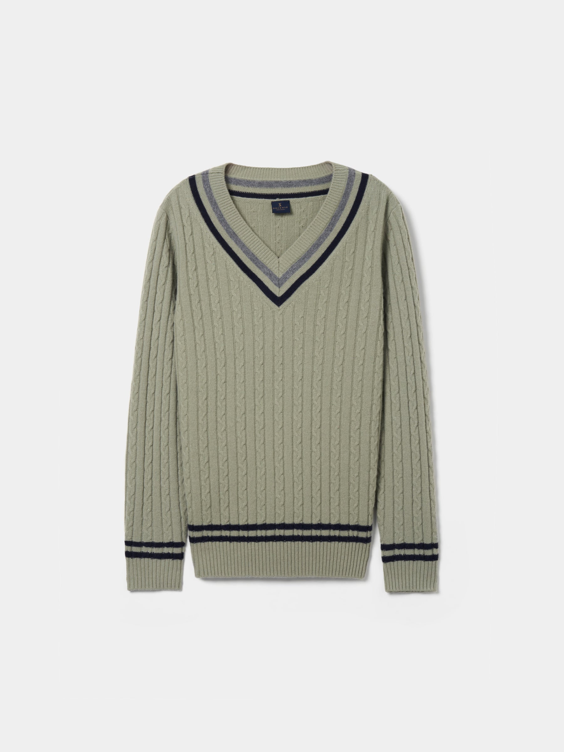 Camisola de malha tricotada com lã