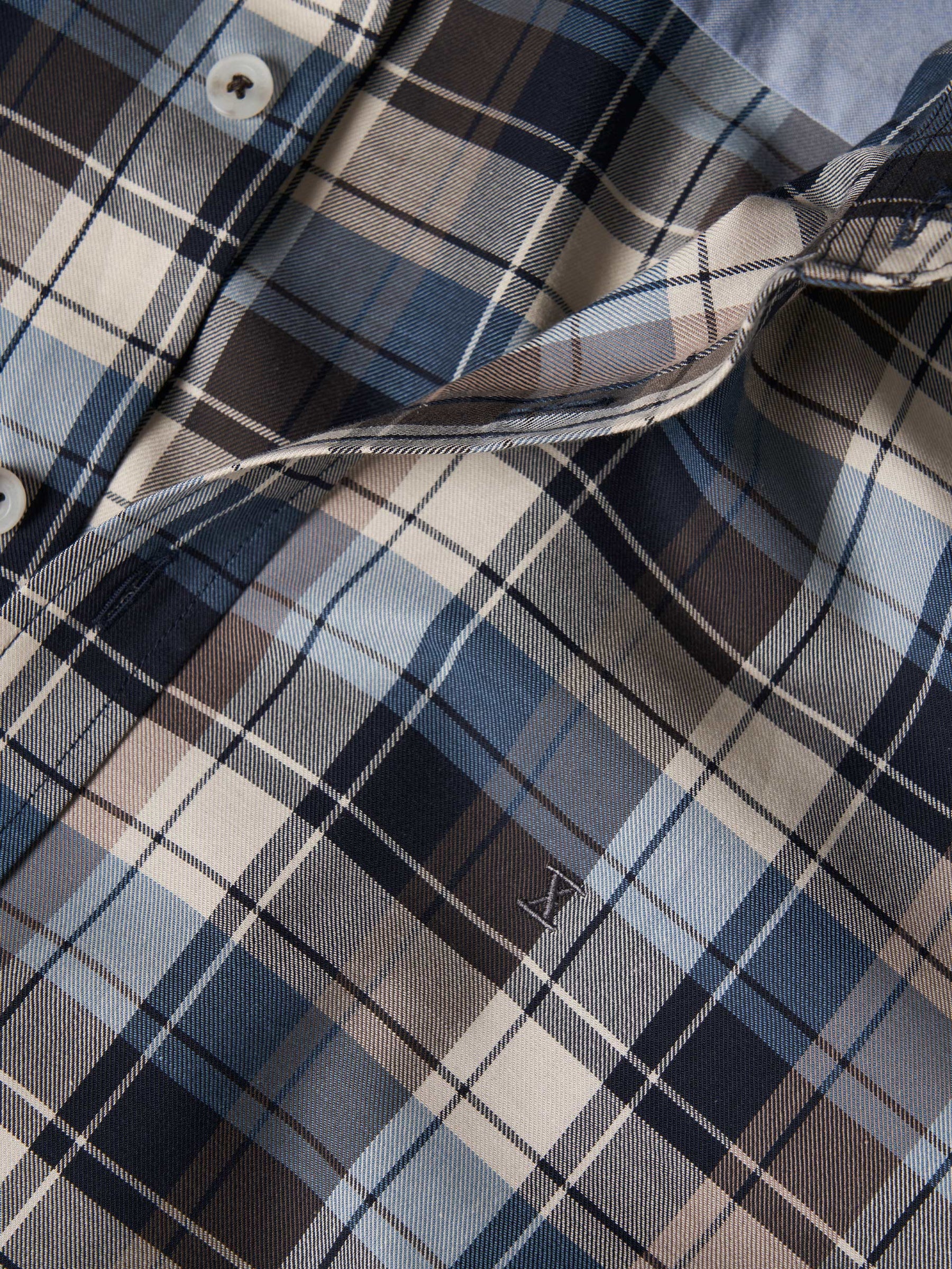 Camisa Regular Fit aos Quadrados