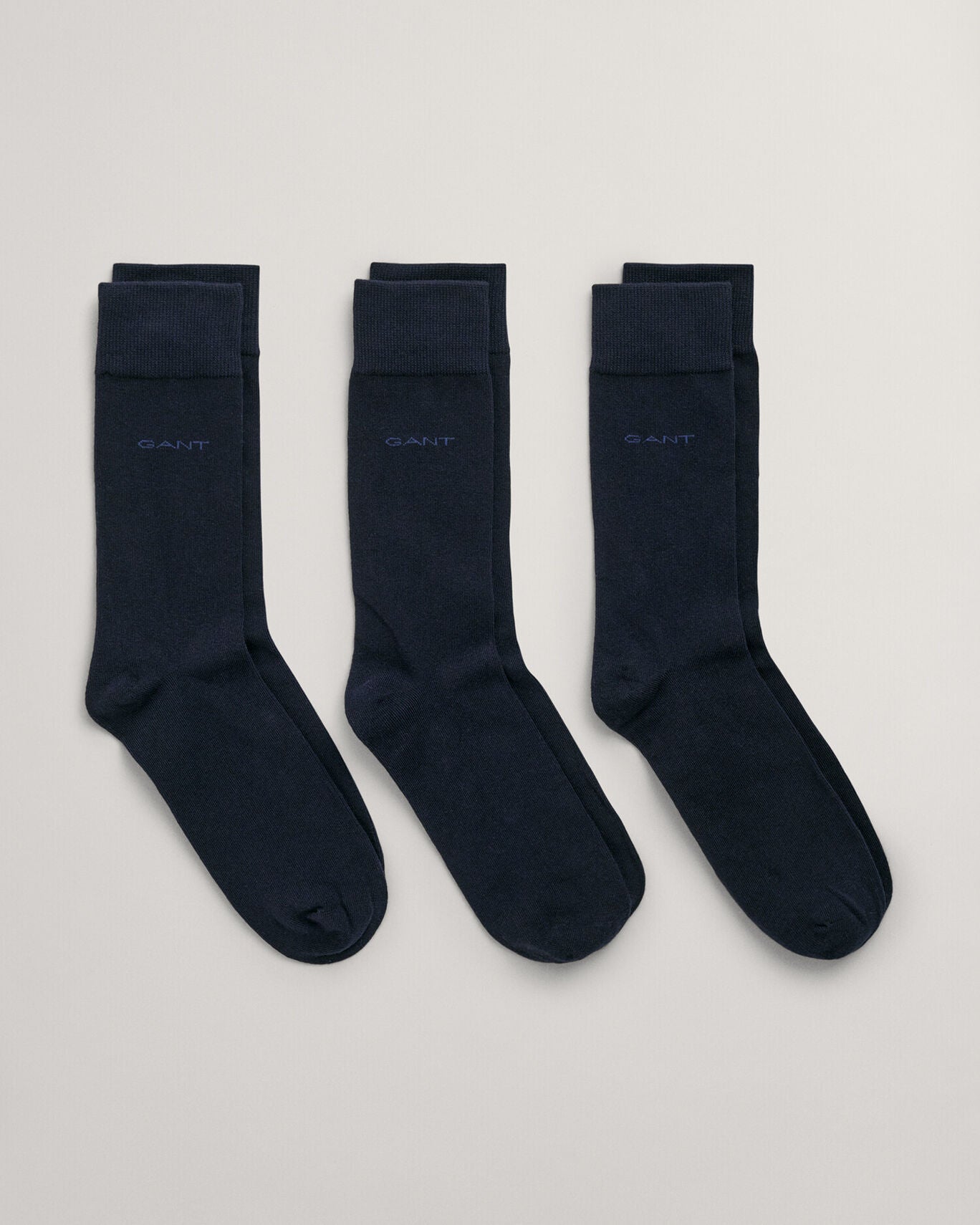Pack de três pares de meias em algodão suave