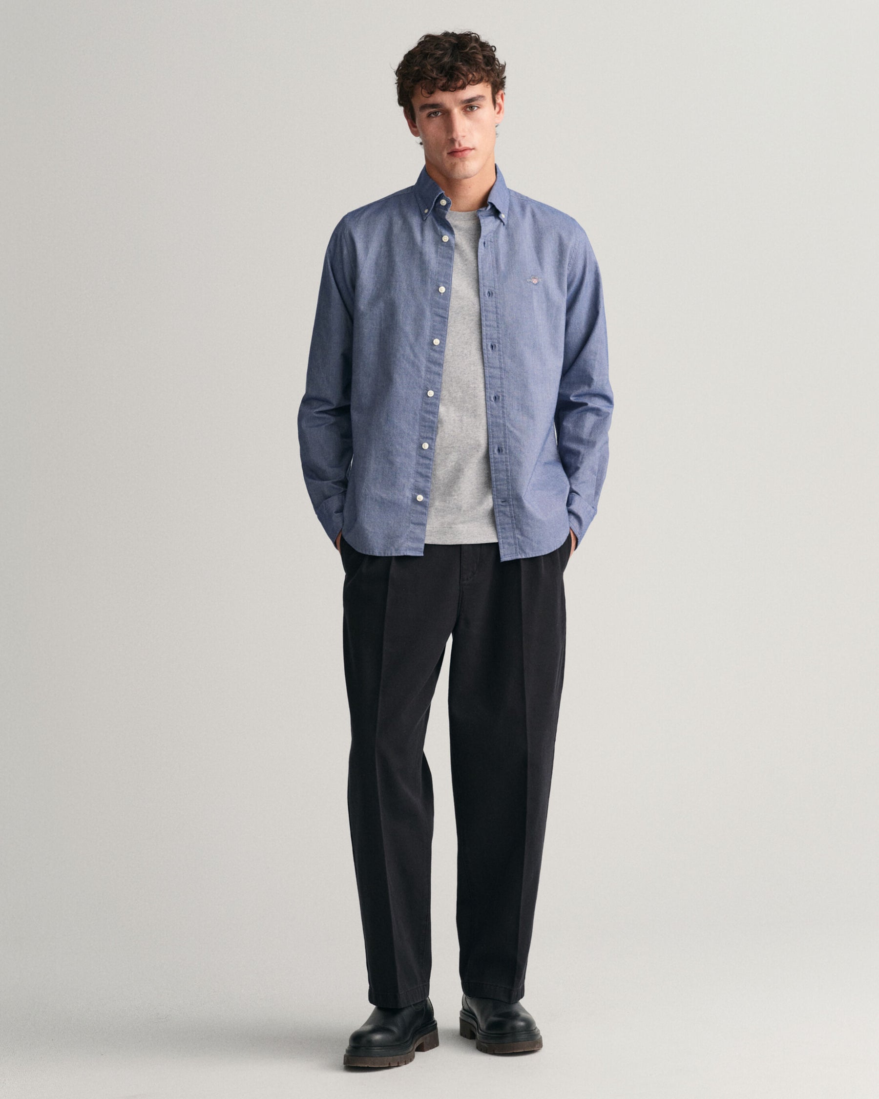 Camisa Oxford regular fit