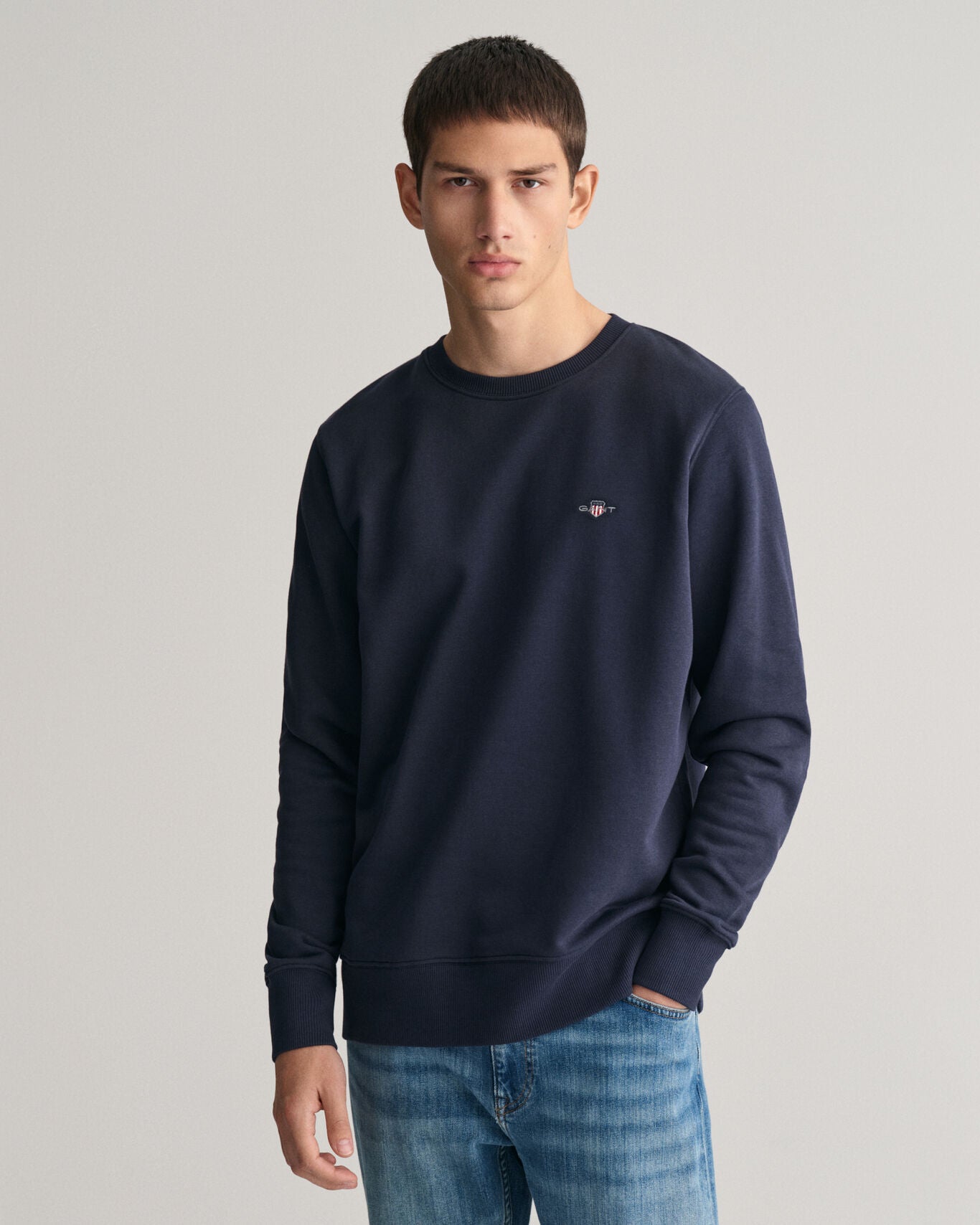 Sweatshirt com decote redondo Shield