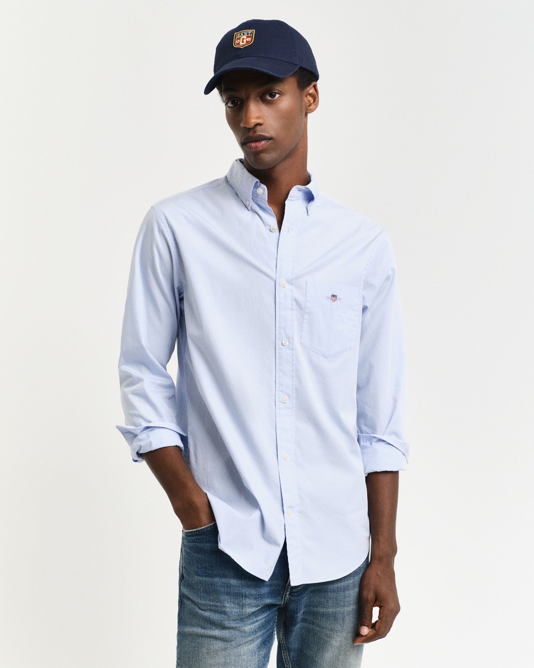 Camisa em popelina Classic regular fit