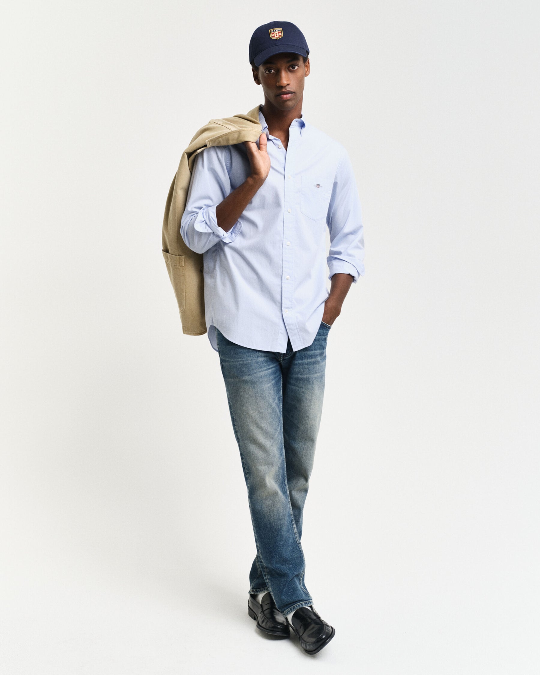 Camisa em popelina Classic regular fit
