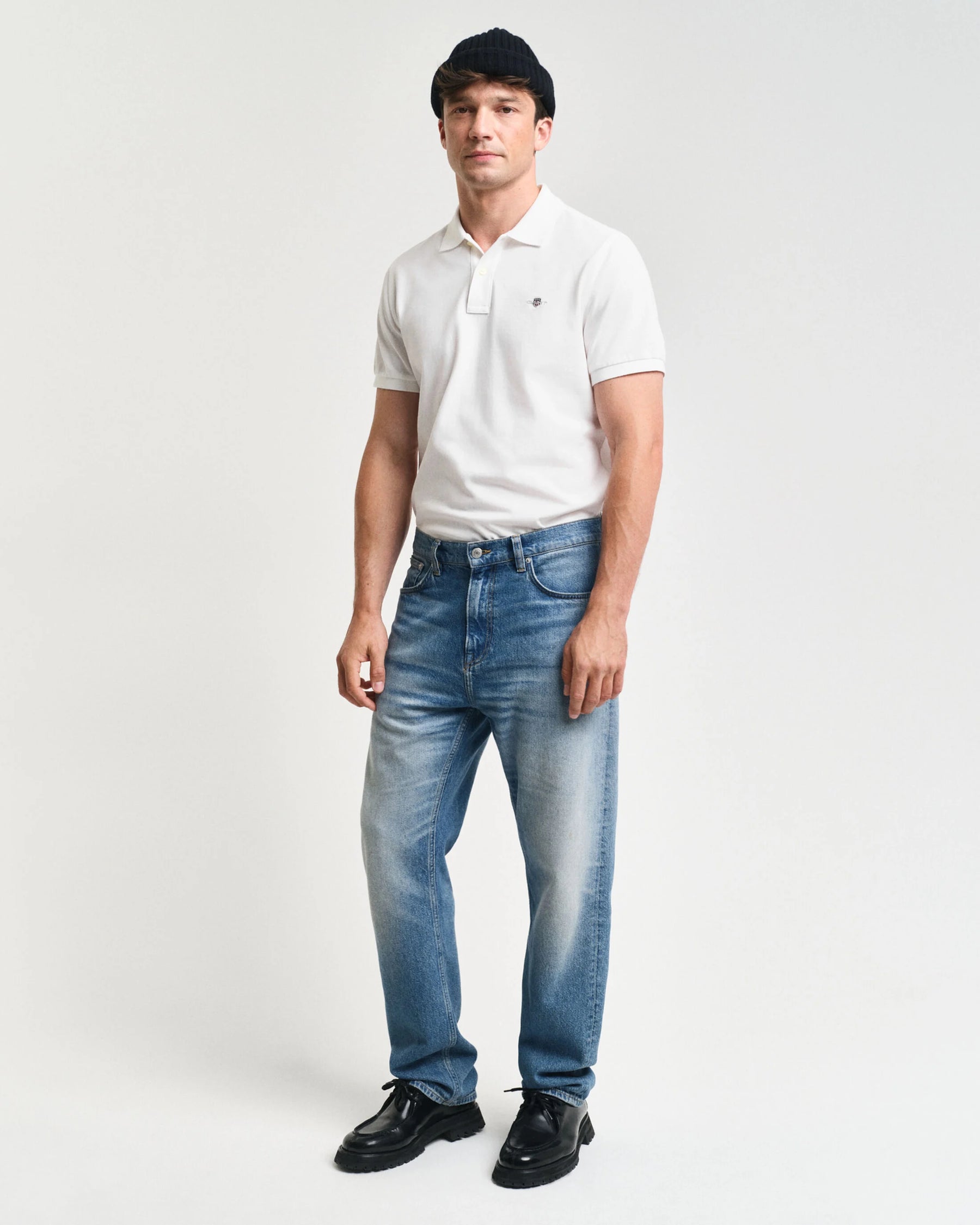 Polo em algodão piqué Shield regular fit