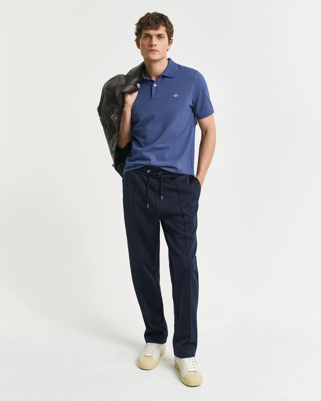 Polo em algodão piqué Shield regular fit