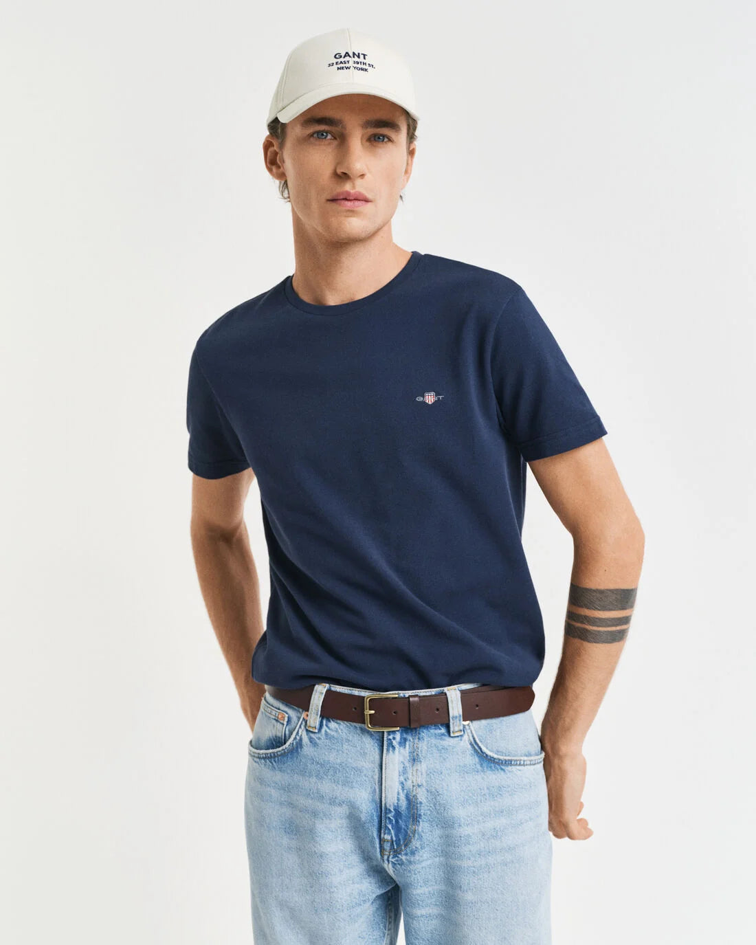 T-shirt em algodão piqué