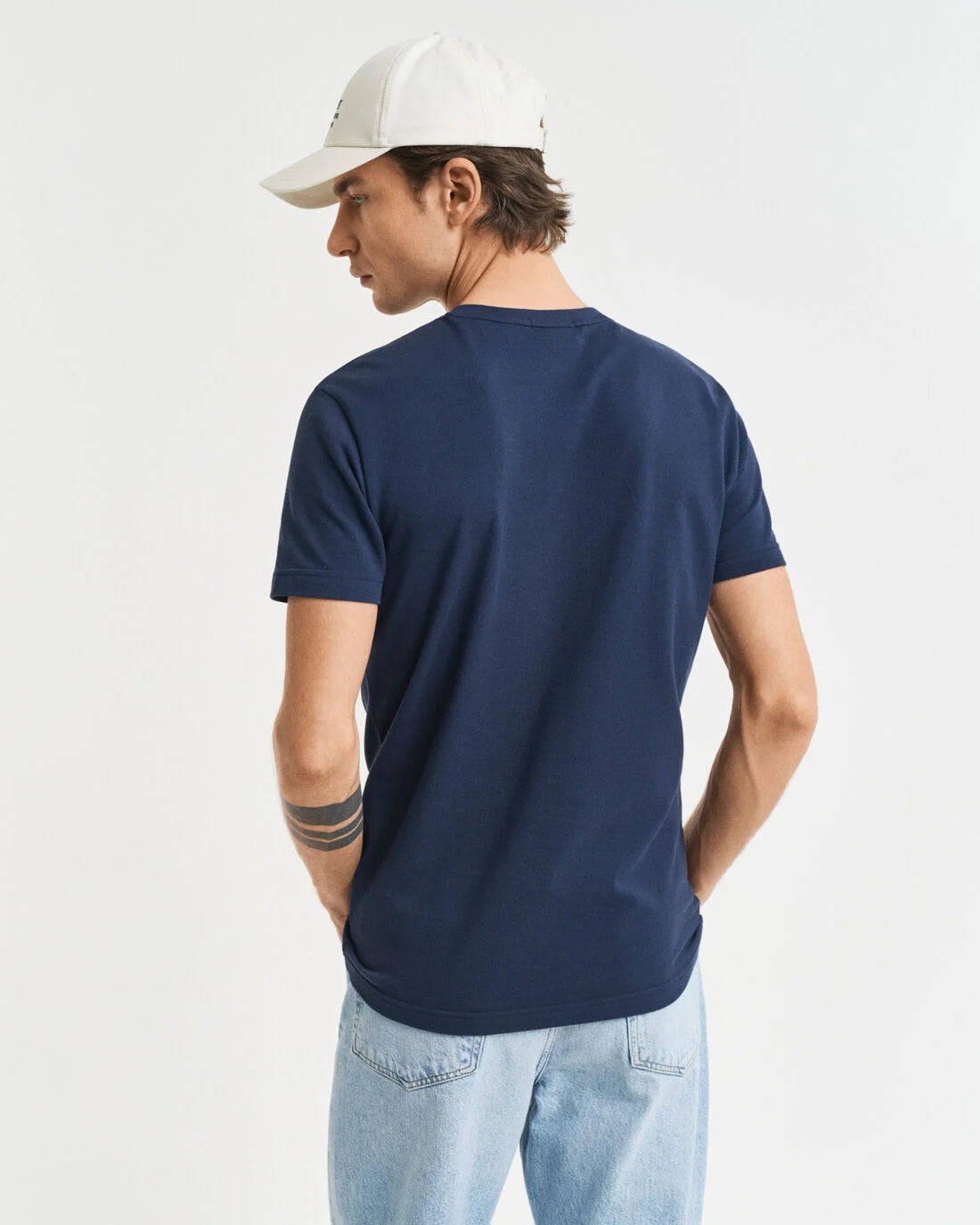 T-shirt em algodão piqué