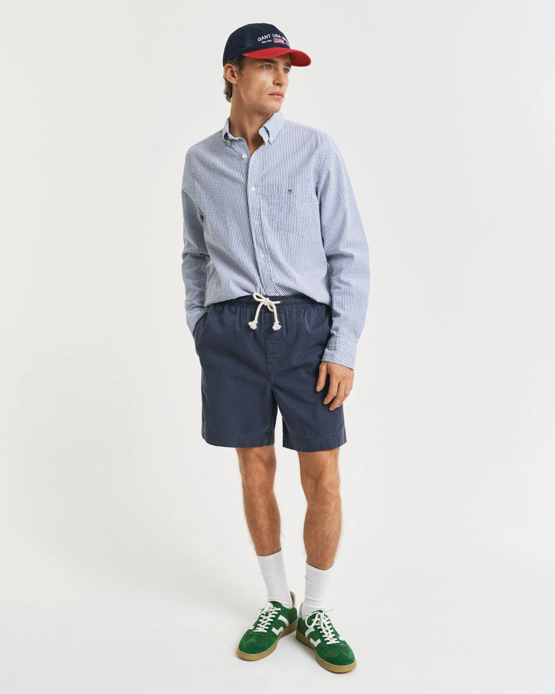 Calções com cordão Sunfaded regular fit