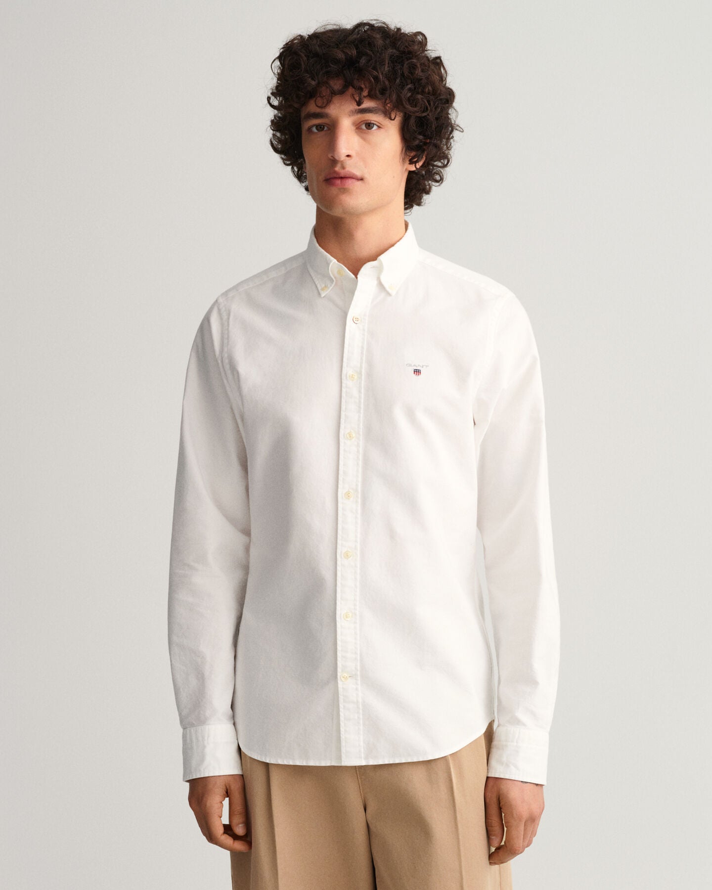 Camisa Oxford slim fit