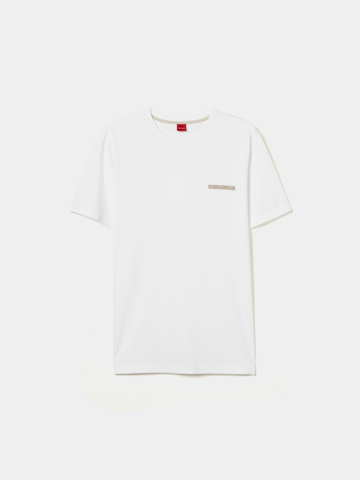 T-shirt de gola redonda 100% algodão
