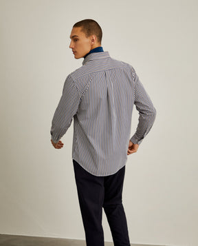 Camisa de riscas regular fit