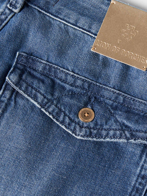 Calças cargo denim