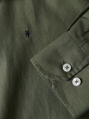 Camisa slim fit de algodão