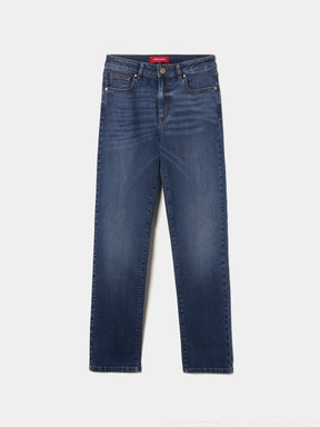 Calças denim regular fit