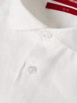 Camisa de linho slim fi