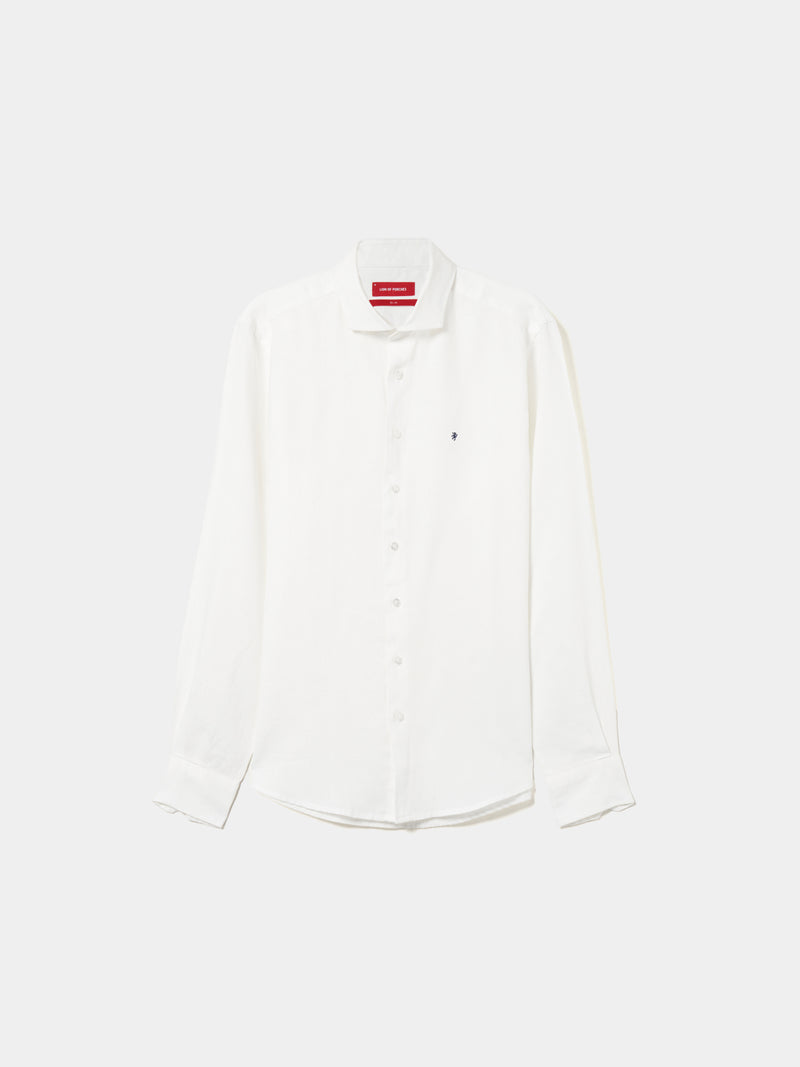 Camisa de linho slim fi